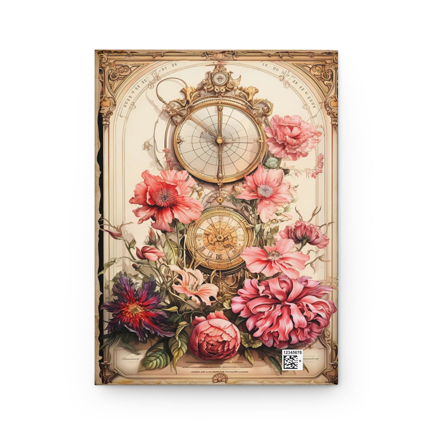 Pisces - Floral Collection (Hardcover Journal Matte)