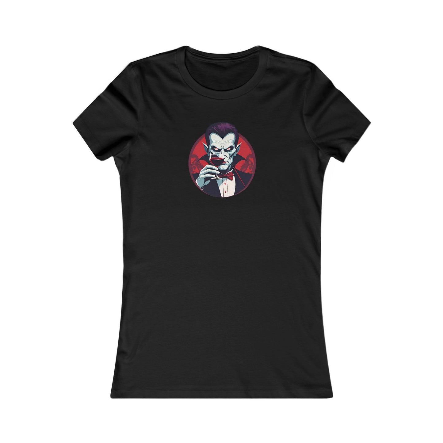 Vampire Drinking... Wine? (Women's T-Shirt)