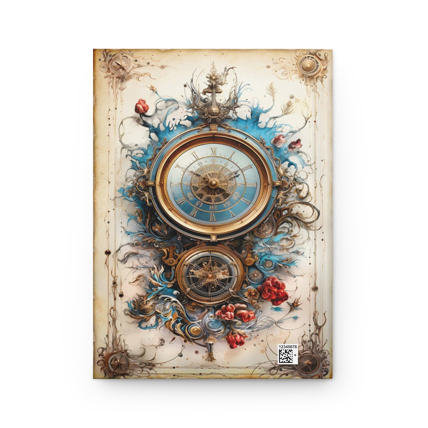 Aquarius - Floral Collection (Hardcover Journal Matte)