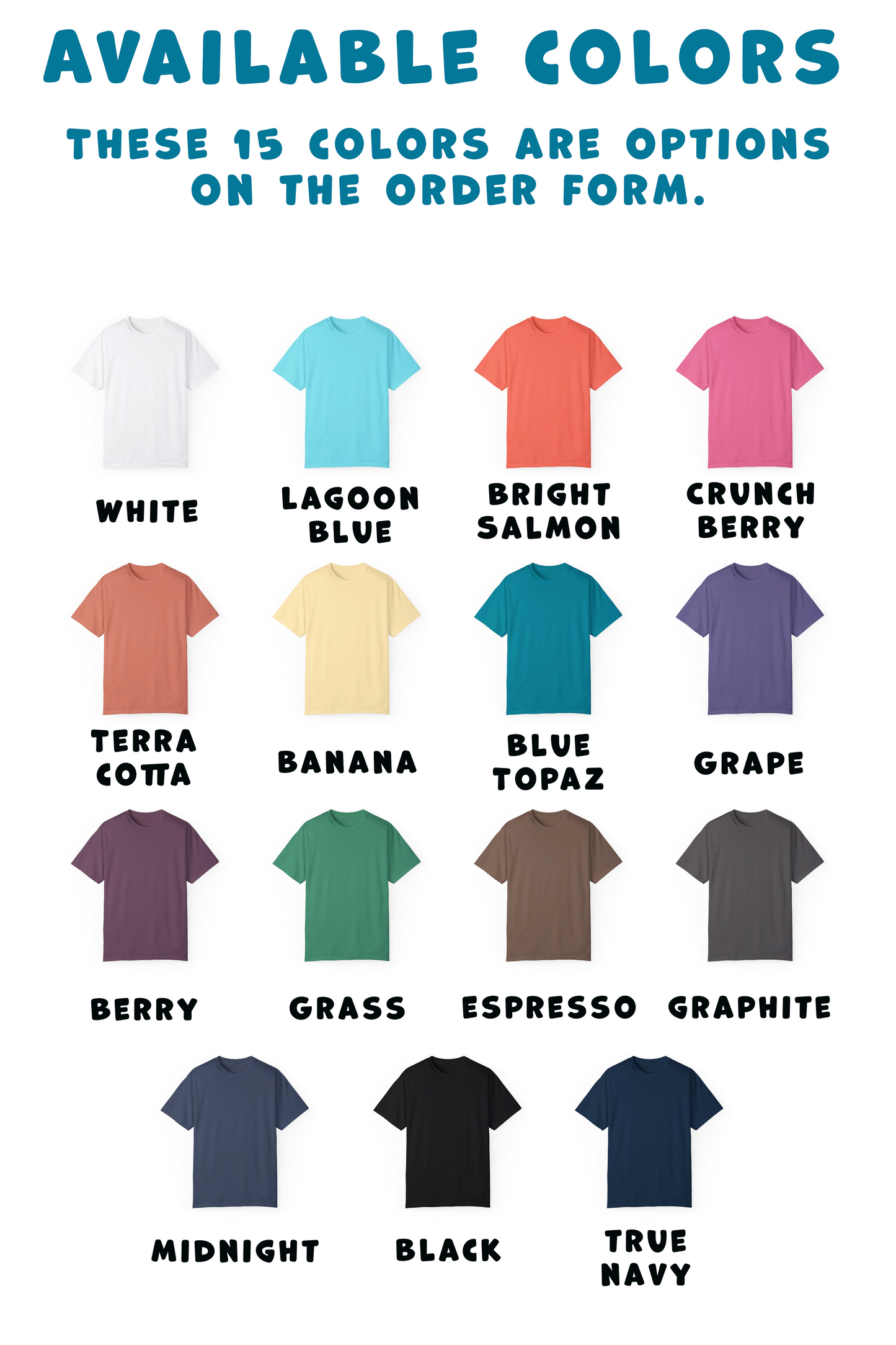 Comfort Color T-Shirt (Premium Shirt)