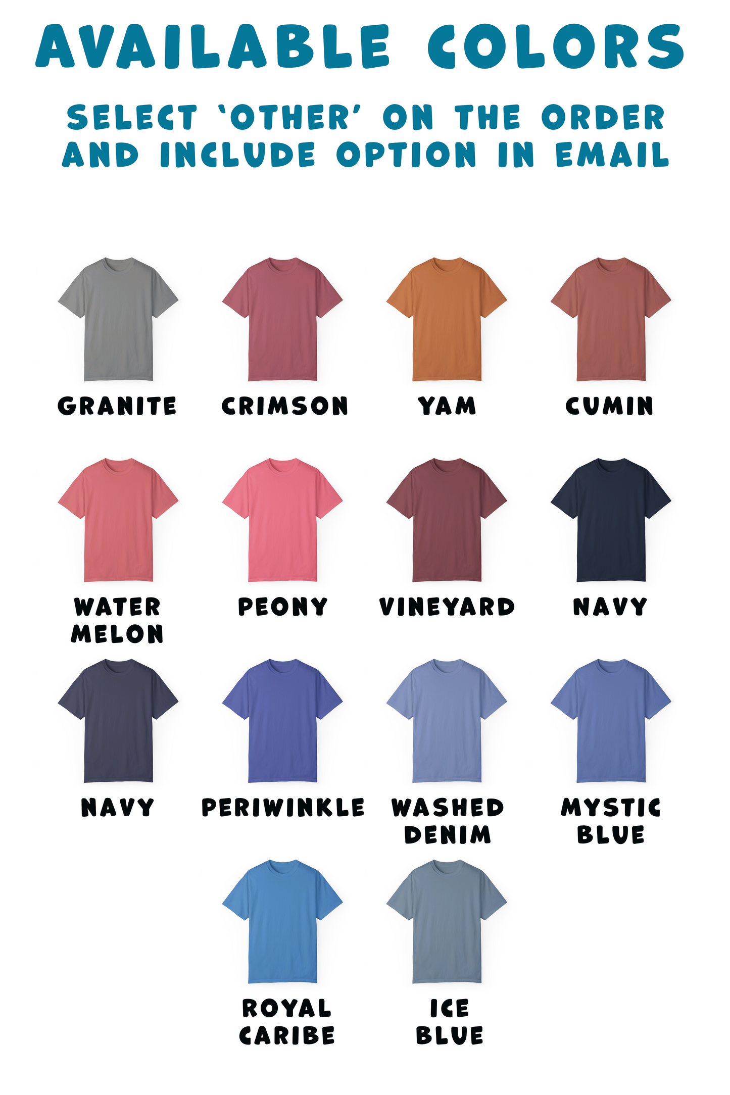 Comfort Color T-Shirt (Premium Shirt)