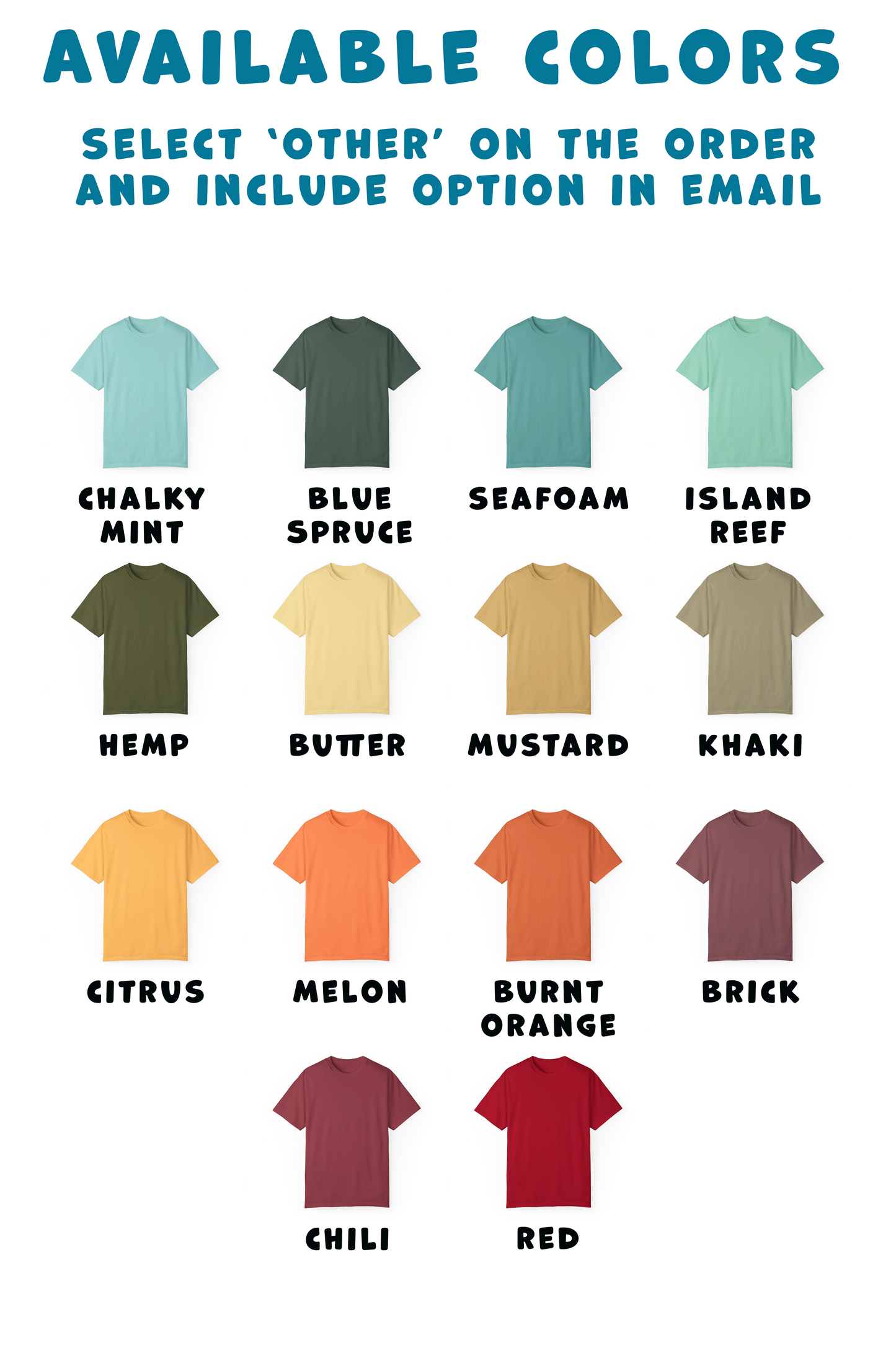 Comfort Color T-Shirt (Premium Shirt)