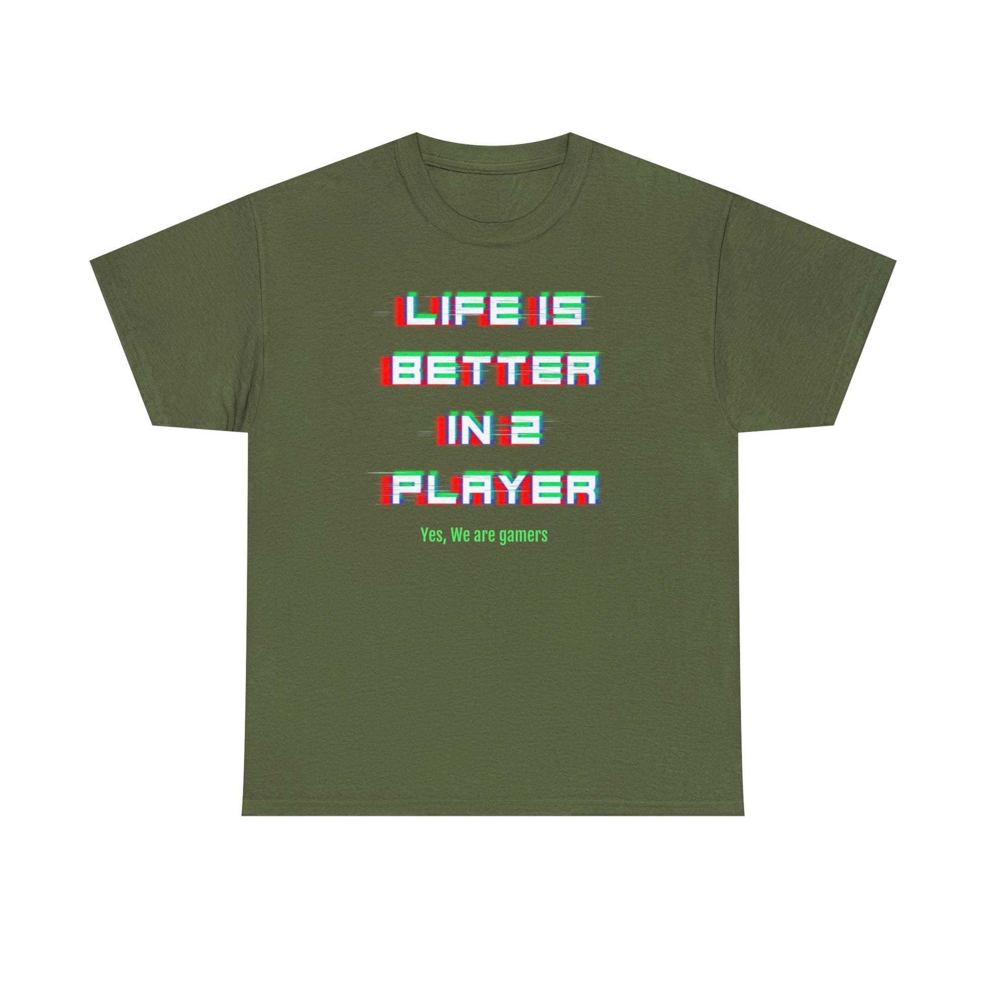 CrazyYetiClothing, CYC, 2 Gamers (Unisex Tee), T-Shirt