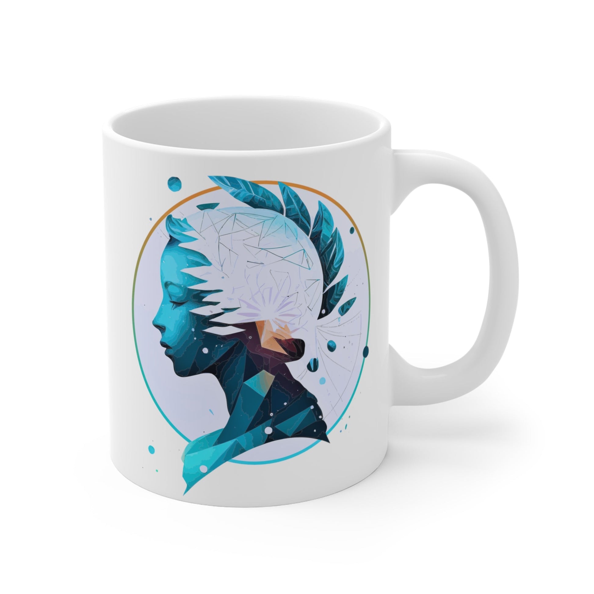 CrazyYetiClothing, CYC, Aquarius (Ceramic Mug 11oz), Mug