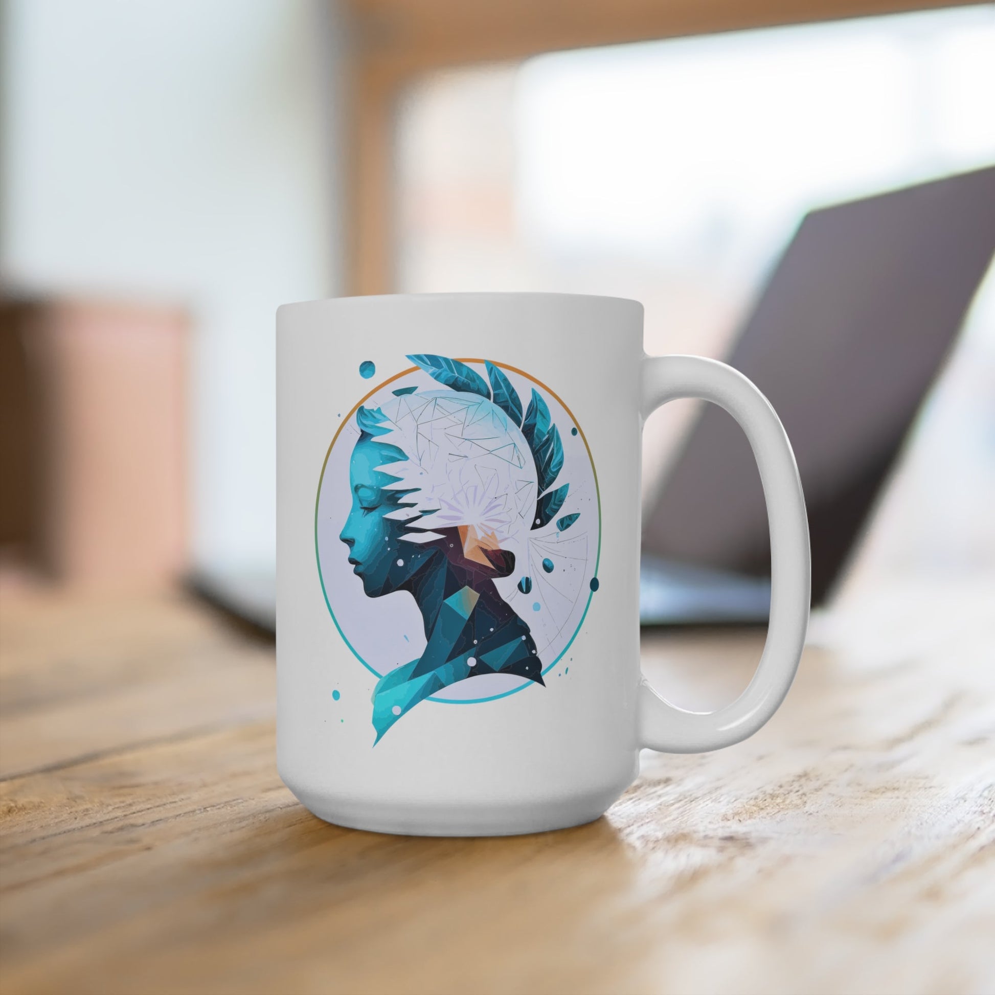 CrazyYetiClothing, CYC, Aquarius (Ceramic Mug 15oz), Mug