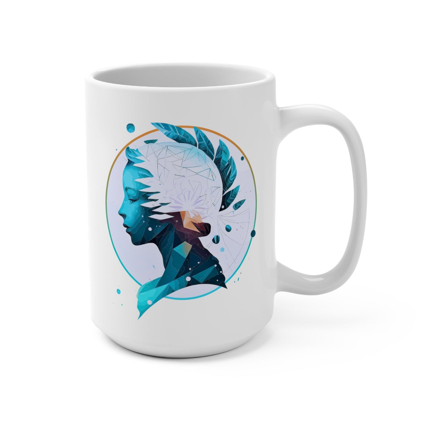 CrazyYetiClothing, CYC, Aquarius (Ceramic Mug 15oz), Mug