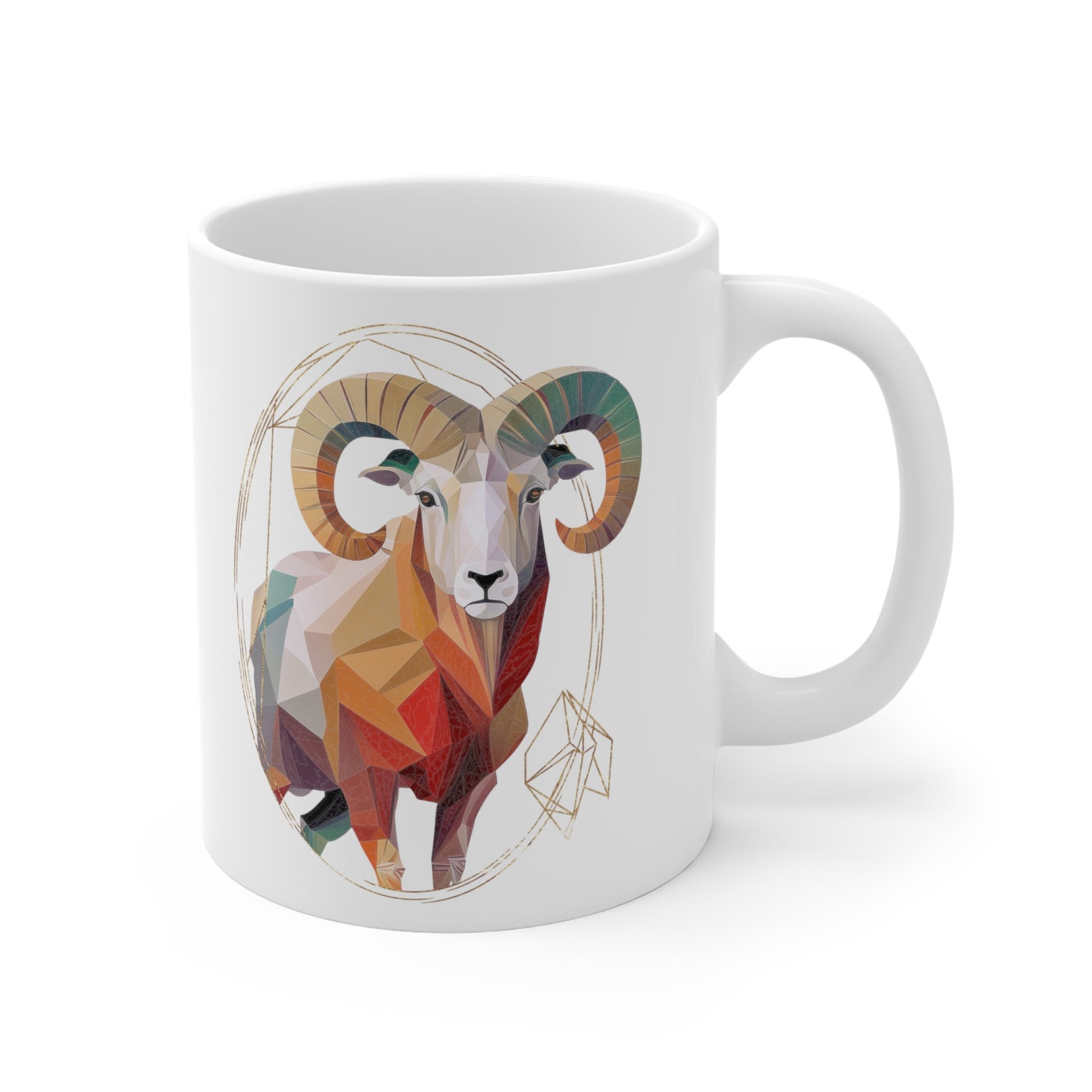 CrazyYetiClothing, CYC, Aries (Ceramic Mug 11oz), Mug