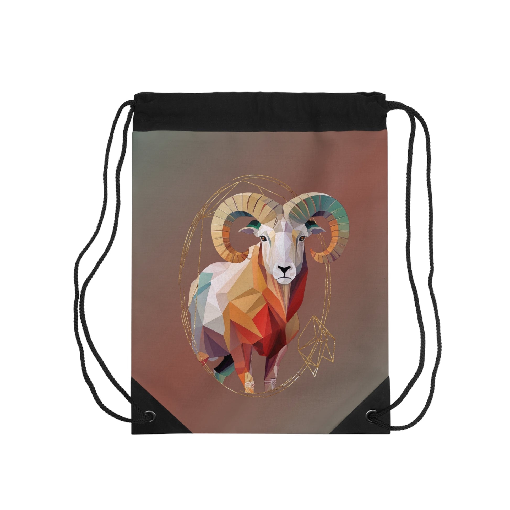 CrazyYetiClothing, CYC, Aries (Drawstring Bag, 19"x14.5"), Bags