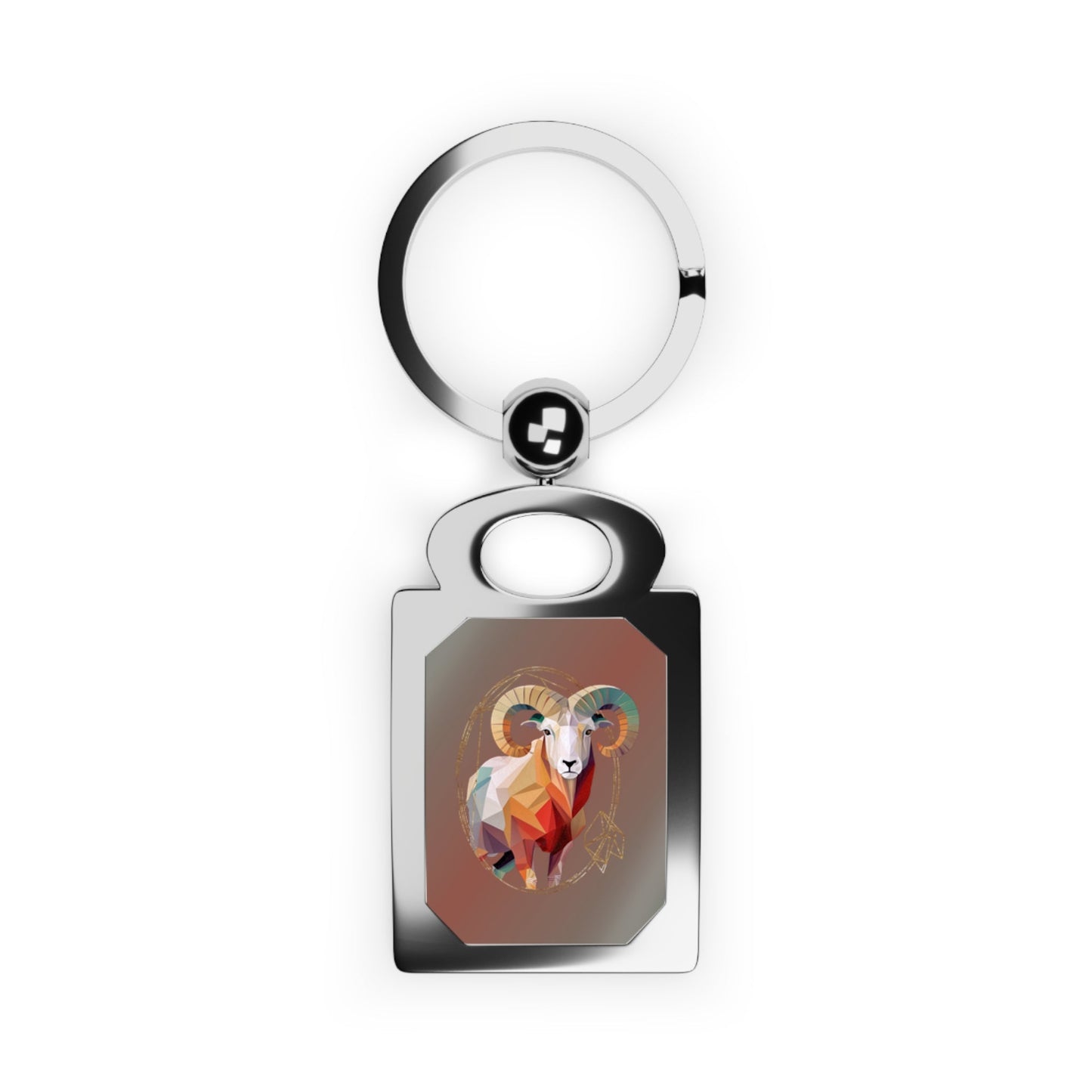 CrazyYetiClothing, CYC, Aries (Rectangle Photo Keyring), Accessories