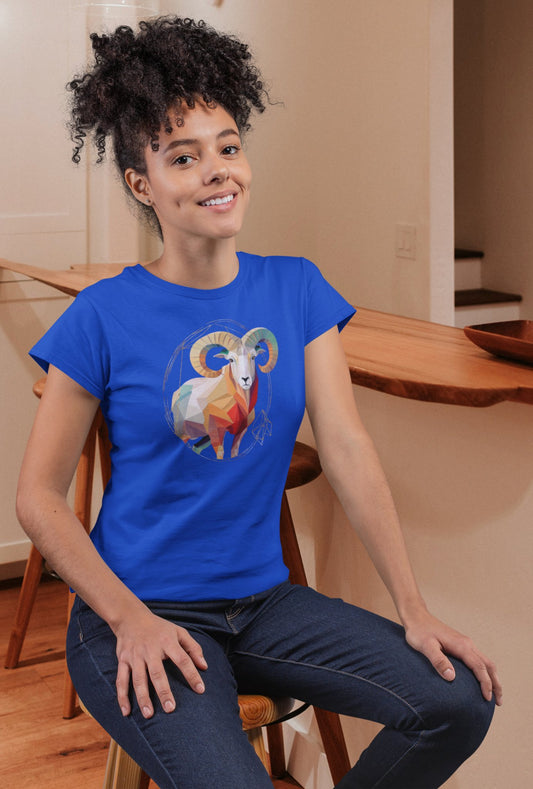 CrazyYetiClothing, CYC, Aries (Women's Softstyle Tee), T-Shirt