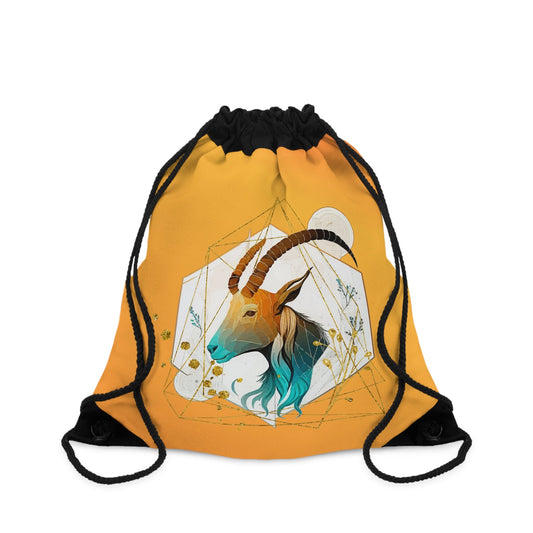 CrazyYetiClothing, CYC, Capricorn (Drawstring Bag, 19"x14.5"), Bags