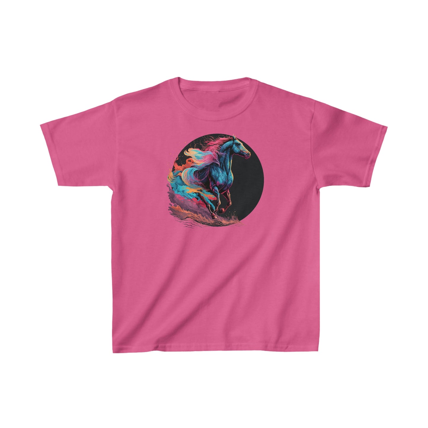 CrazyYetiClothing, CYC, Colorful Horse (Kids Tee), Kids clothes