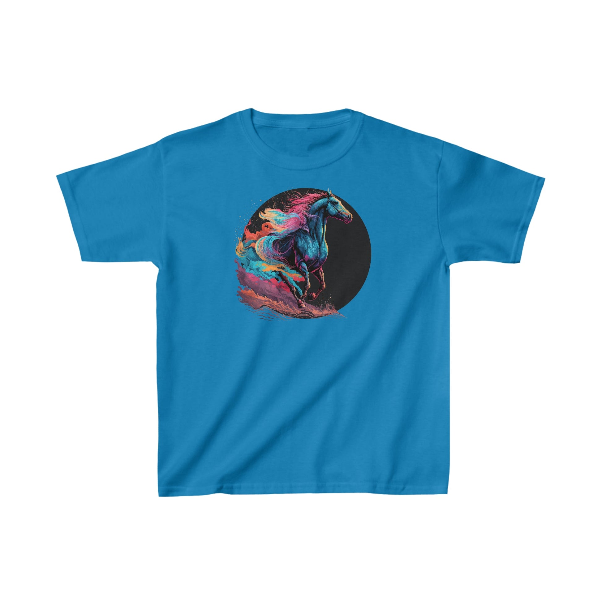 CrazyYetiClothing, CYC, Colorful Horse (Kids Tee), Kids clothes