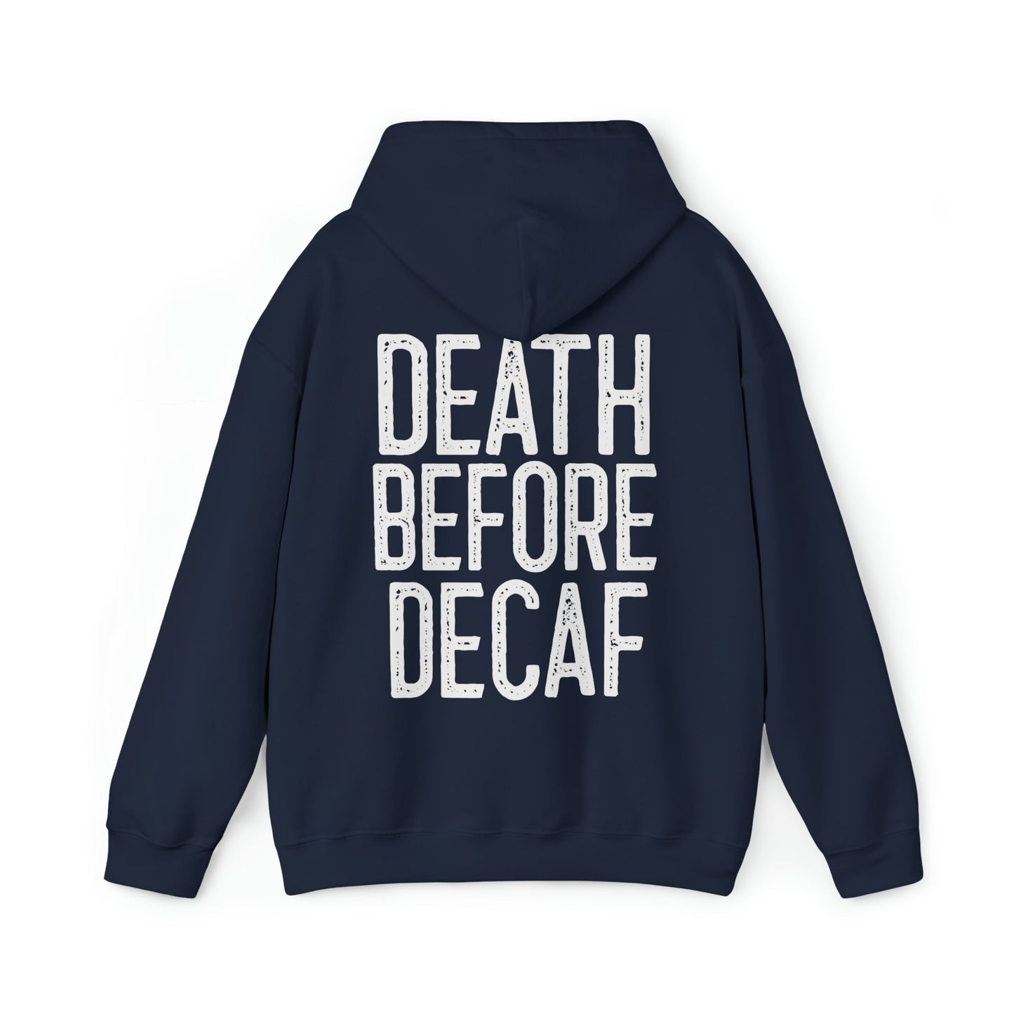 CrazyYetiClothing, CYC, Death Before Decaf - Reaper (Unisex Hooded Sweatshirt), Hoodie