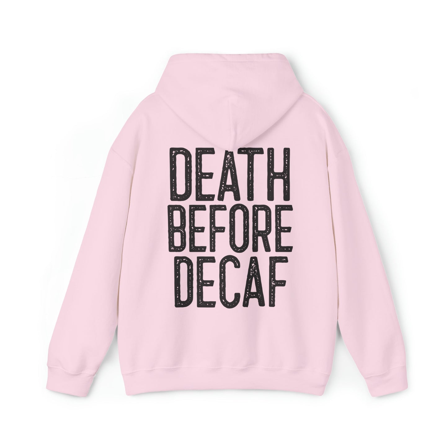 CrazyYetiClothing, CYC, Death Before Decaf - Reaper (Unisex Hooded Sweatshirt), Hoodie