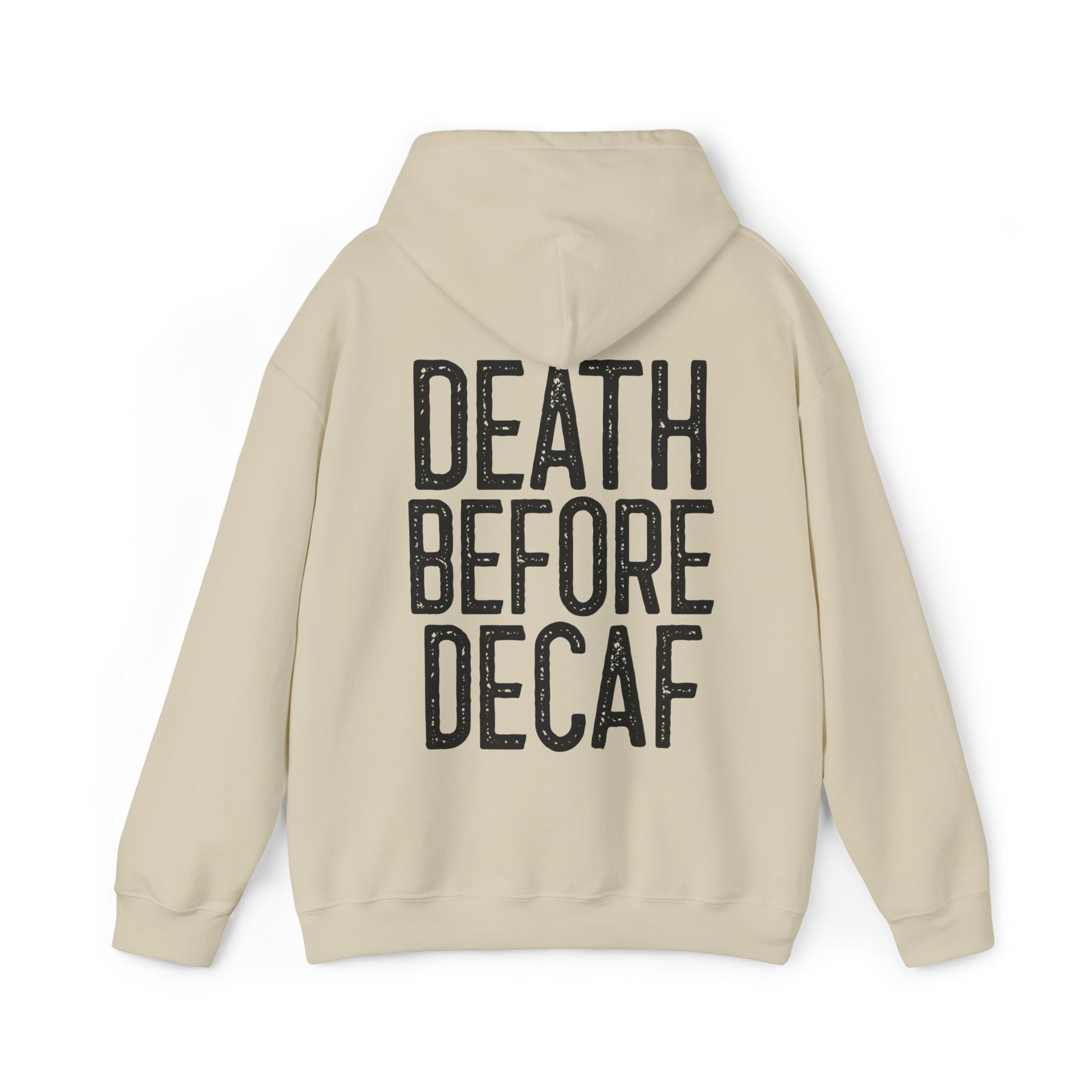 CrazyYetiClothing, CYC, Death Before Decaf - Reaper (Unisex Hooded Sweatshirt), Hoodie