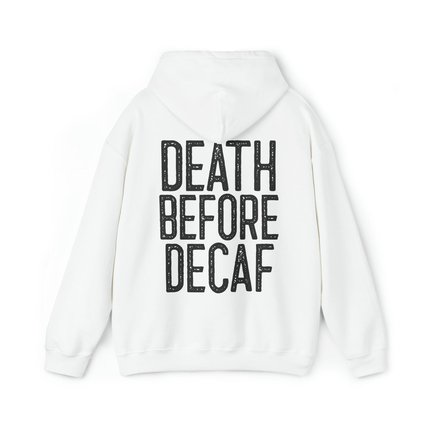 CrazyYetiClothing, CYC, Death Before Decaf - Reaper (Unisex Hooded Sweatshirt), Hoodie