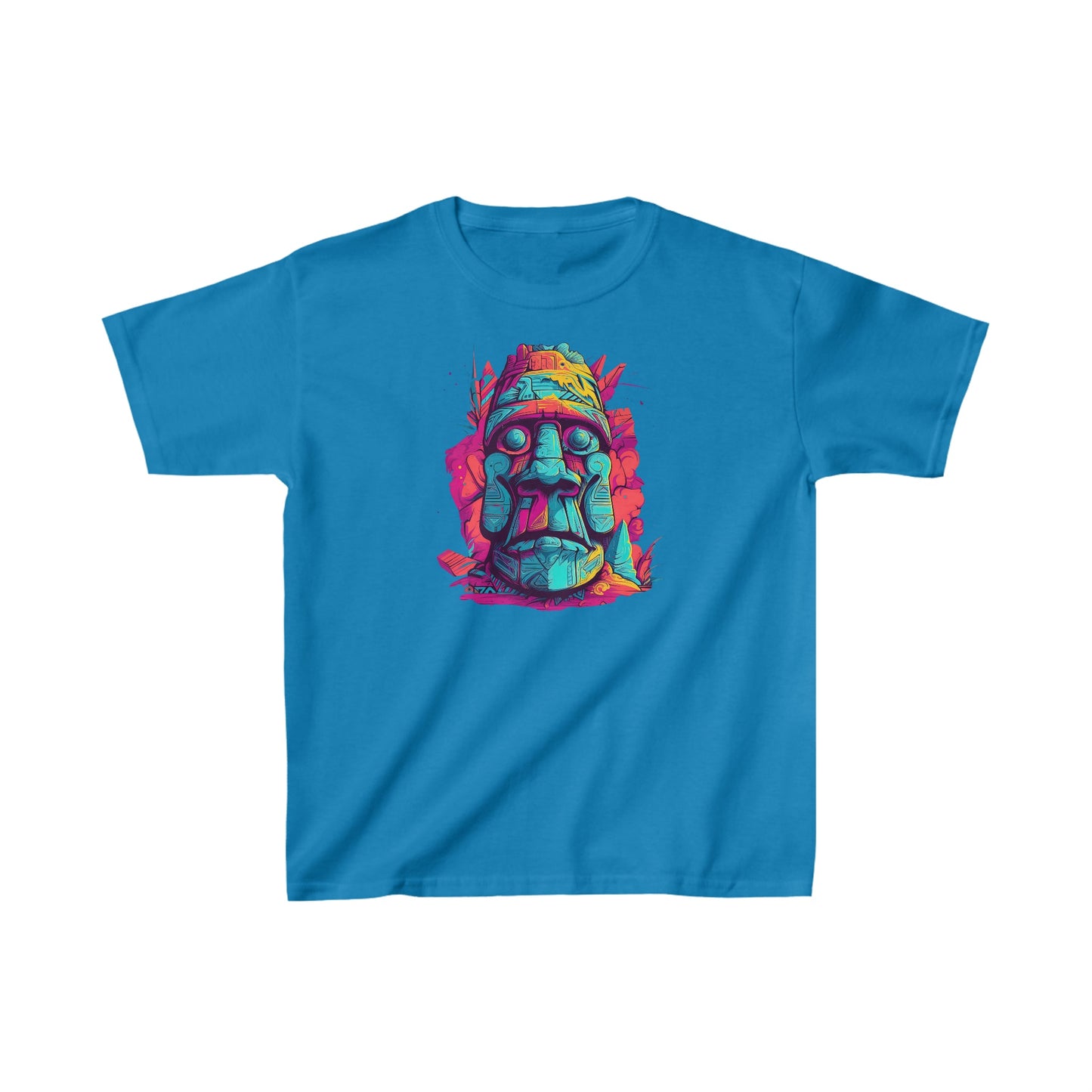 CrazyYetiClothing, CYC, Easter Island Moai (Kids Tee), Kids clothes