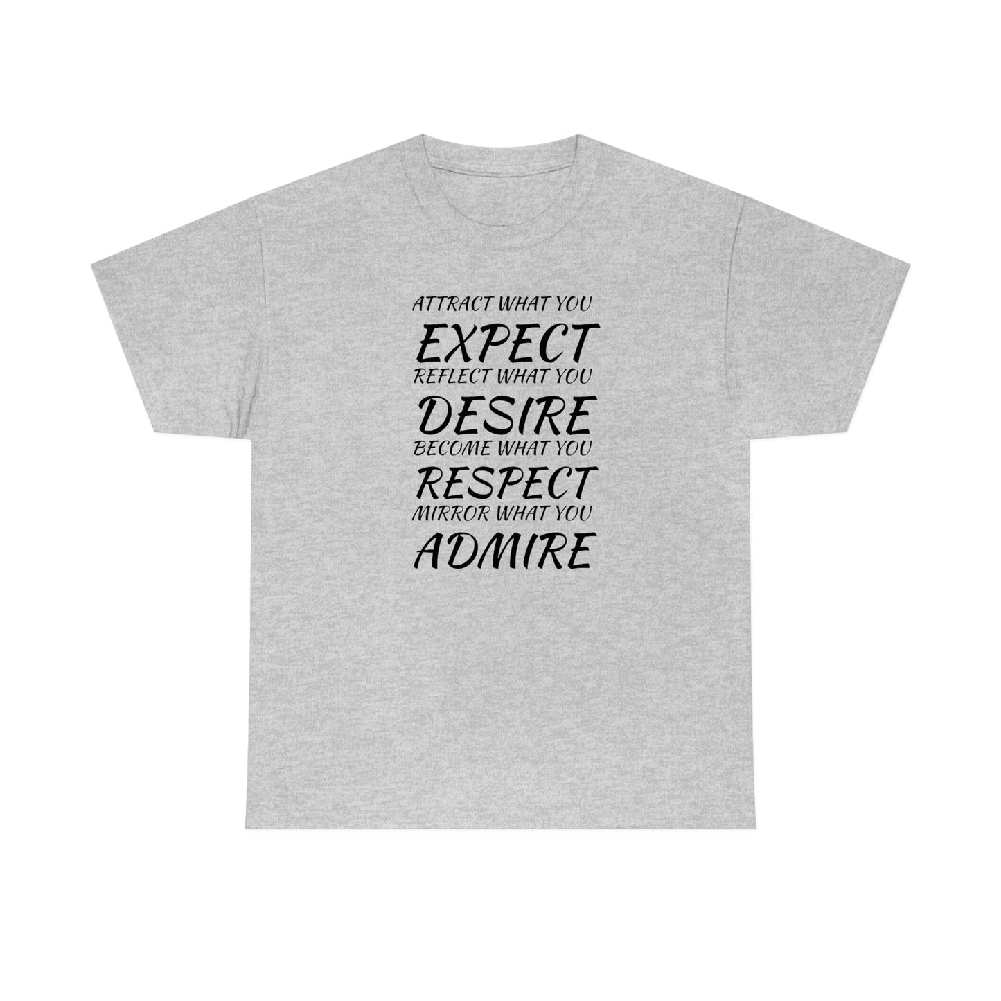 CrazyYetiClothing, CYC, Expect, Desire, Respect, Admire (Unisex Tee), T-Shirt