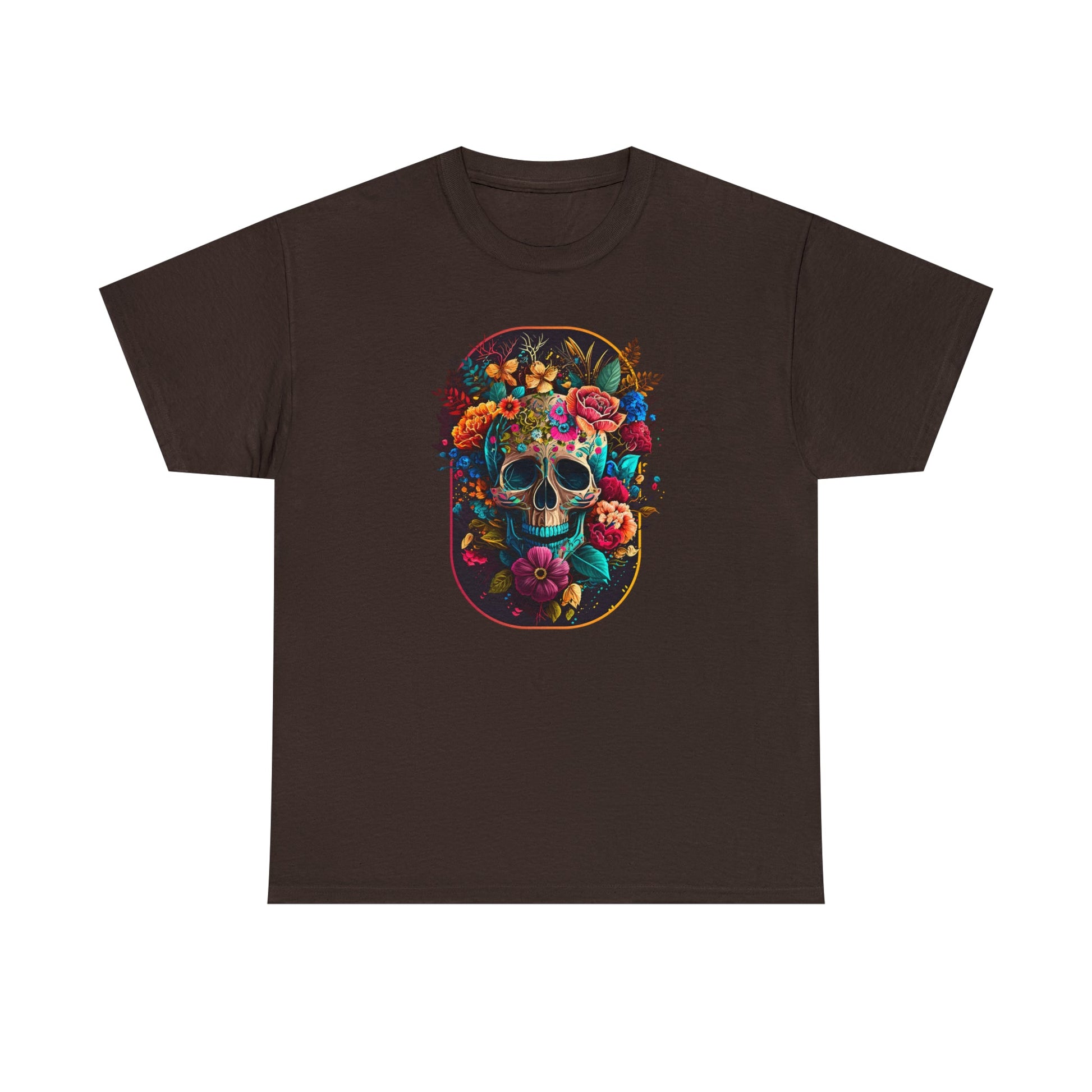 CrazyYetiClothing, CYC, Floral Skull (Unisex Tee), T-Shirt