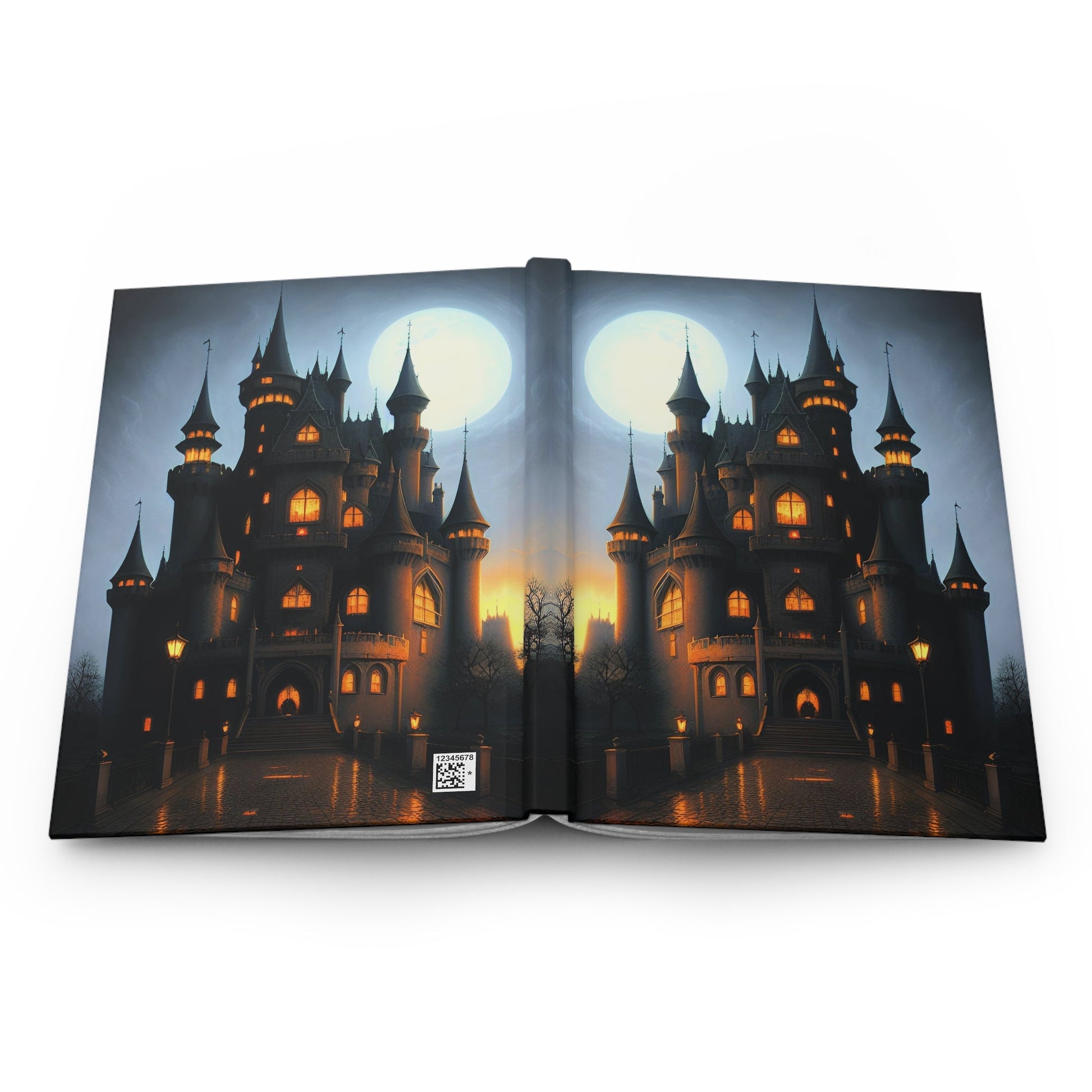 CrazyYetiClothing, CYC, Full Moon Castle (Hardcover Journal), Paper products