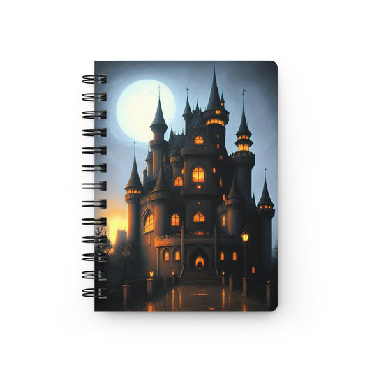 CrazyYetiClothing, CYC, Full Moon Castle (Spiral Bound Journal), Paper products