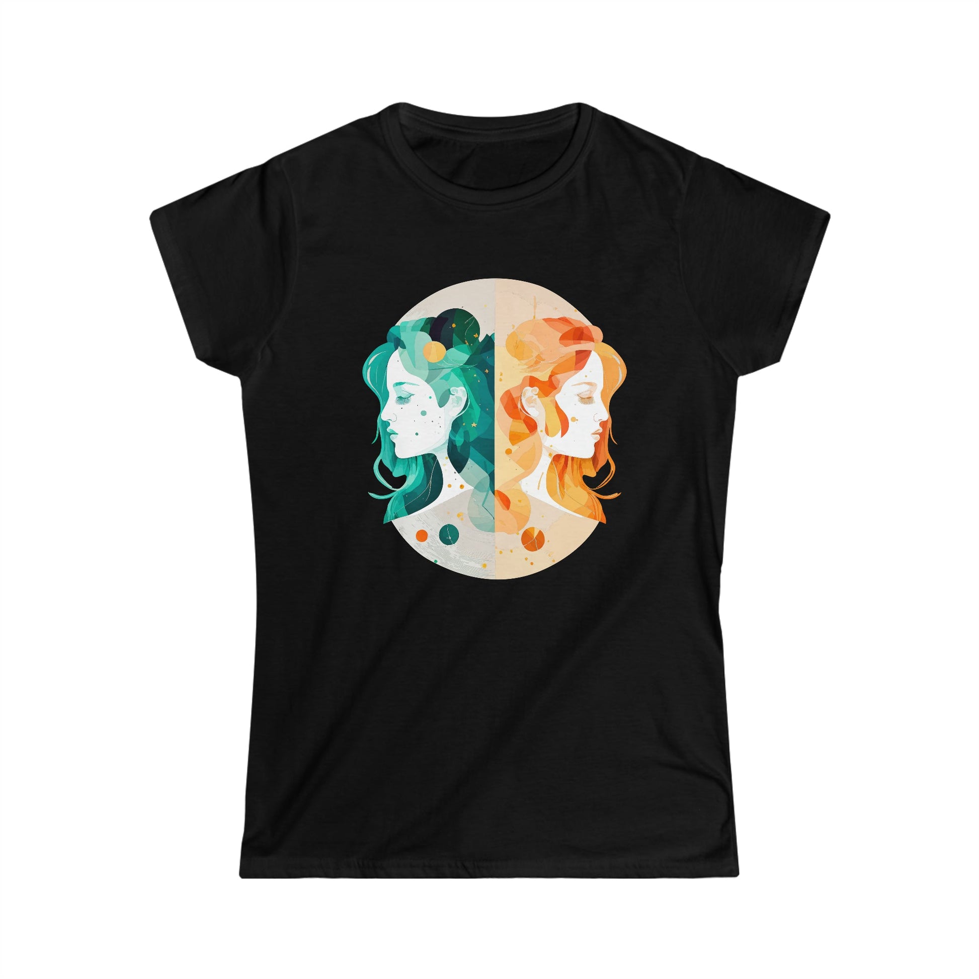 CrazyYetiClothing, CYC, Gemini (Women's Softstyle Tee), T-Shirt