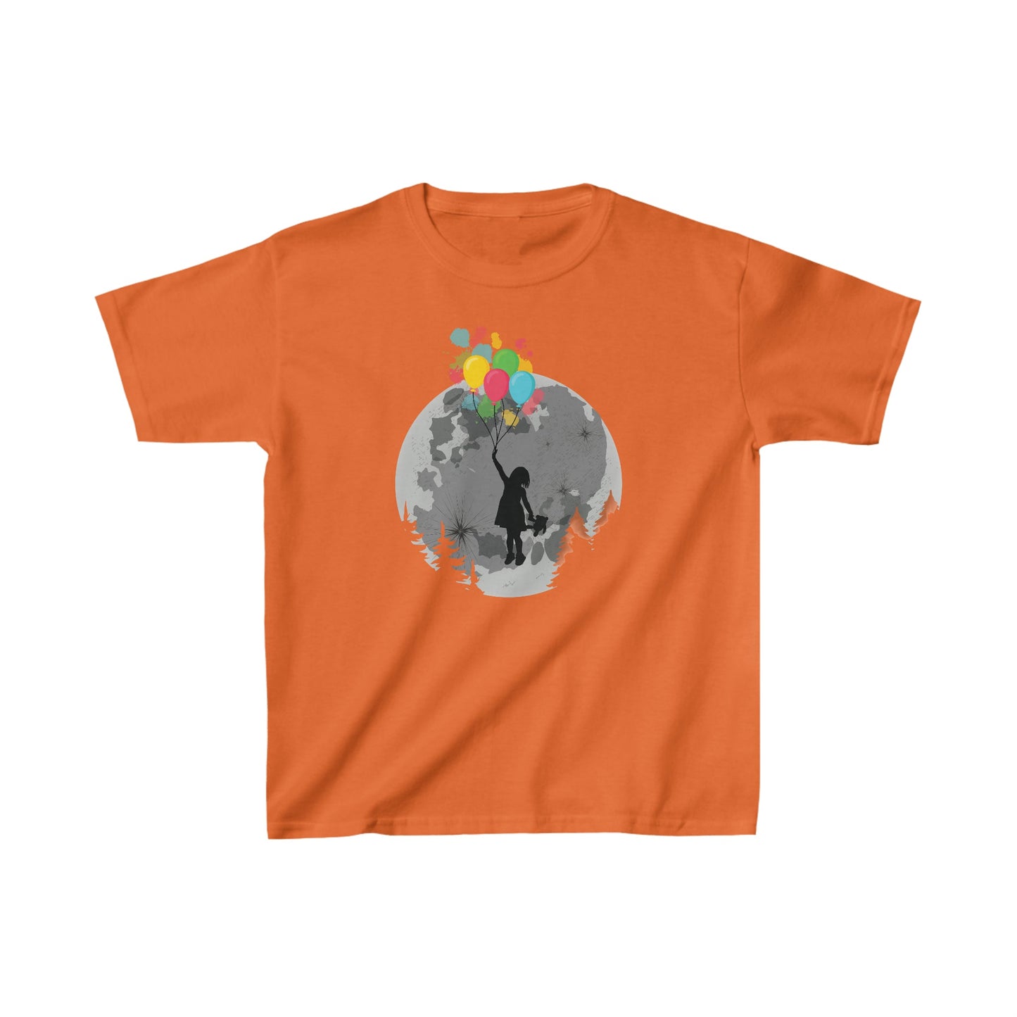 CrazyYetiClothing, CYC, Girl w/ Balloons (Kids Tee), Kids clothes