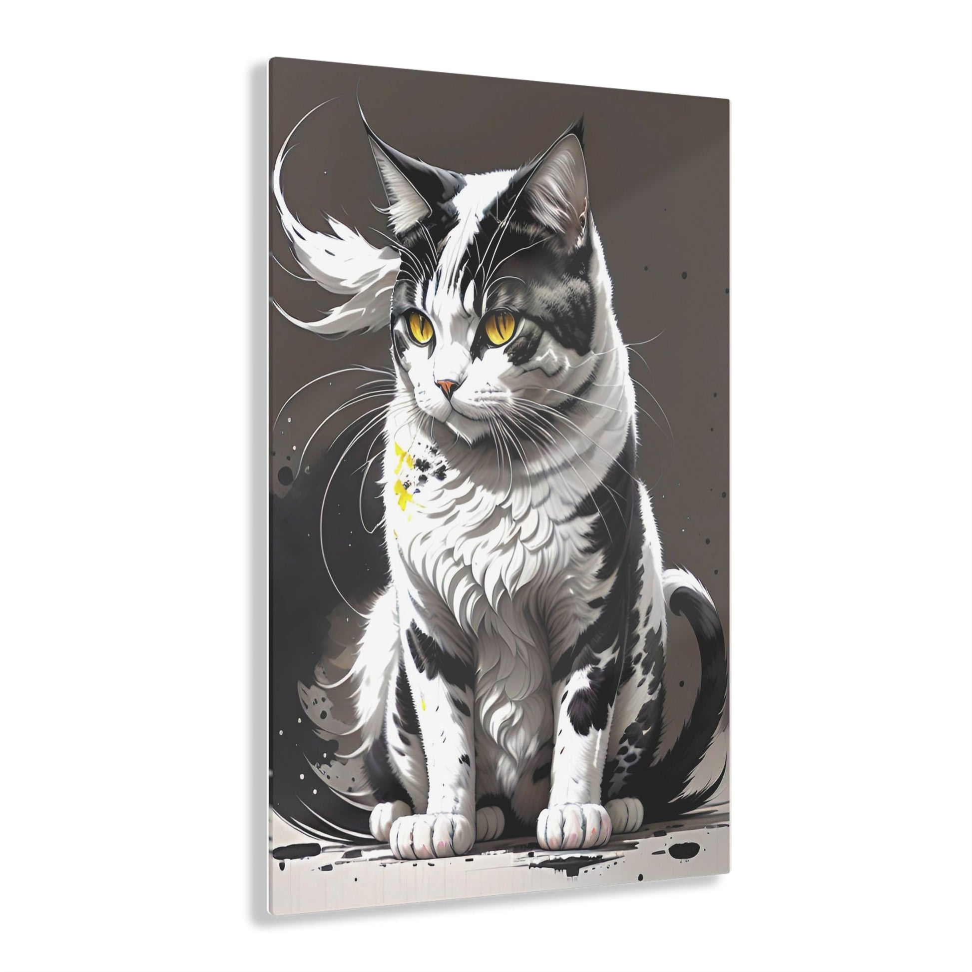 CrazyYetiClothing, CYC, Golden-Eyed Cat (Acrylic Print), Home Decor
