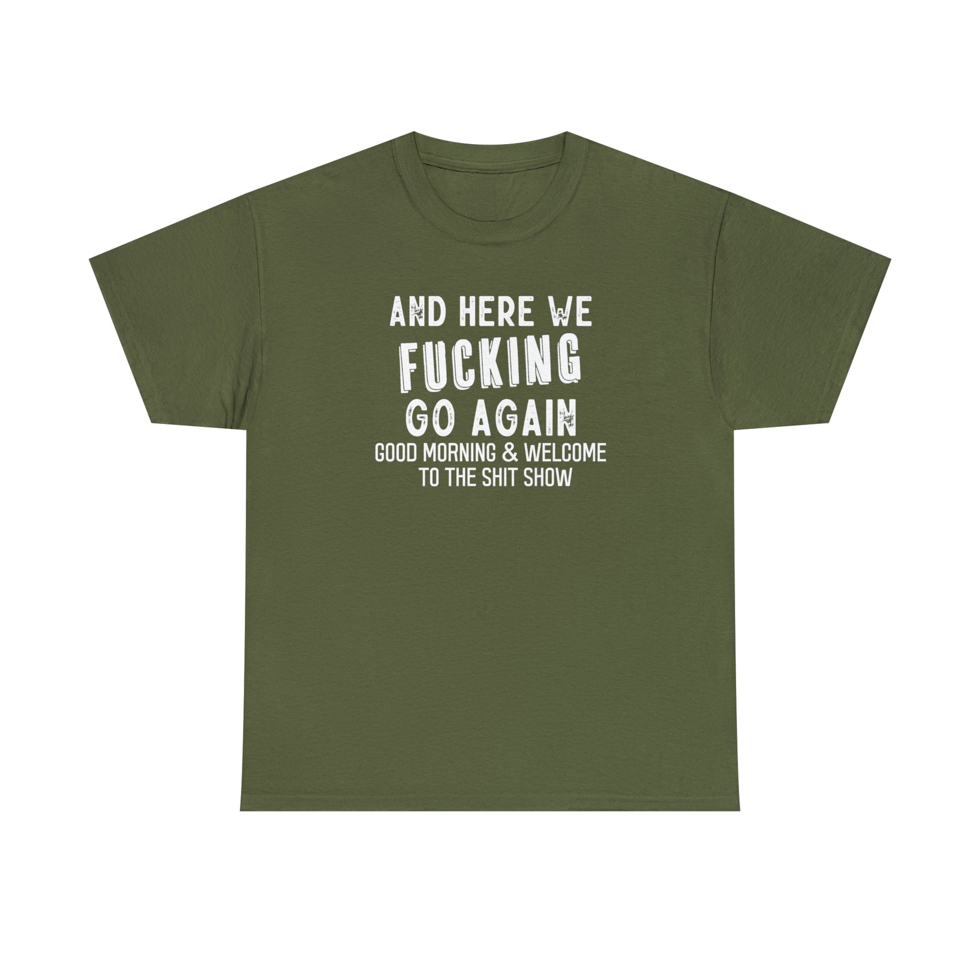 CrazyYetiClothing, CYC, Here We Go (Unisex Tee, Explicit, Supervisor Back Image), T-Shirt