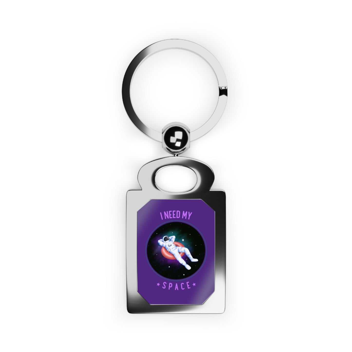 CrazyYetiClothing, CYC, I Need My Space (Rectangle Photo Keyring), Accessories