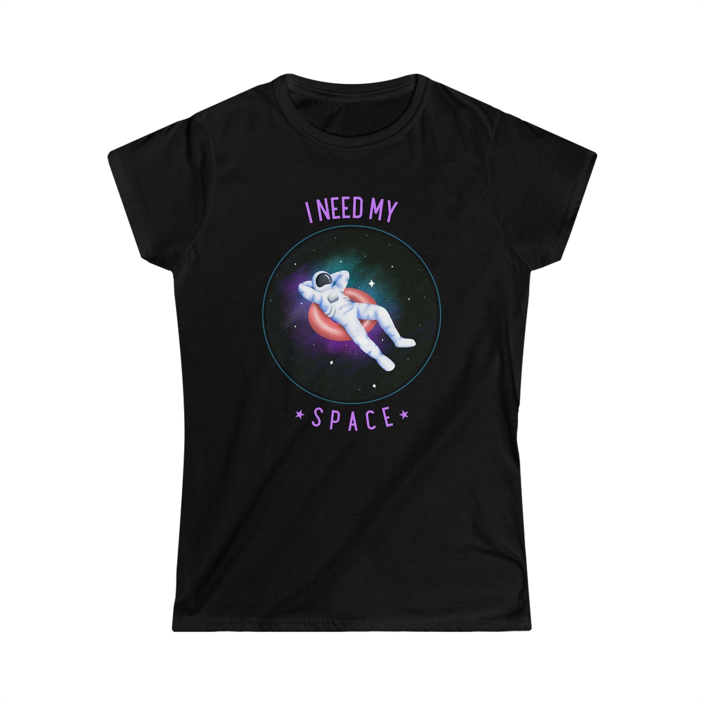 CrazyYetiClothing, CYC, I Need My Space (Women's Softstyle Tee), T-Shirt