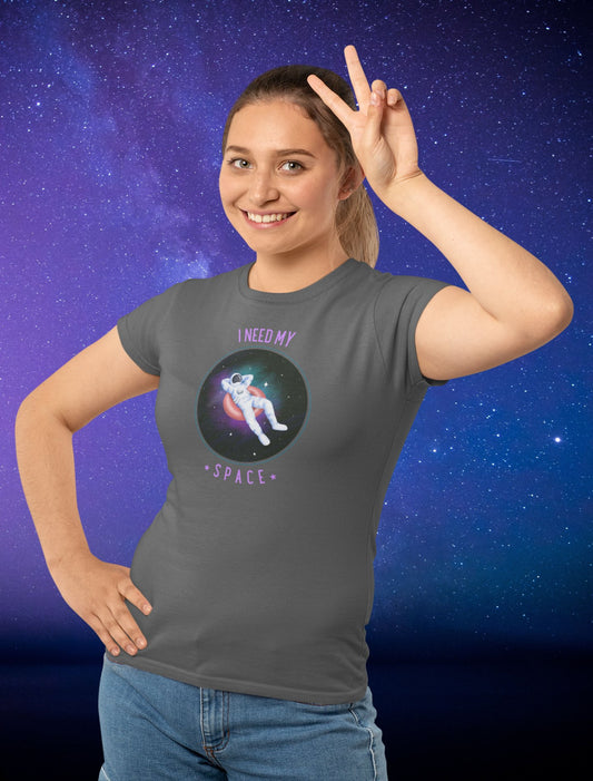 CrazyYetiClothing, CYC, I Need My Space (Women's Softstyle Tee), T-Shirt