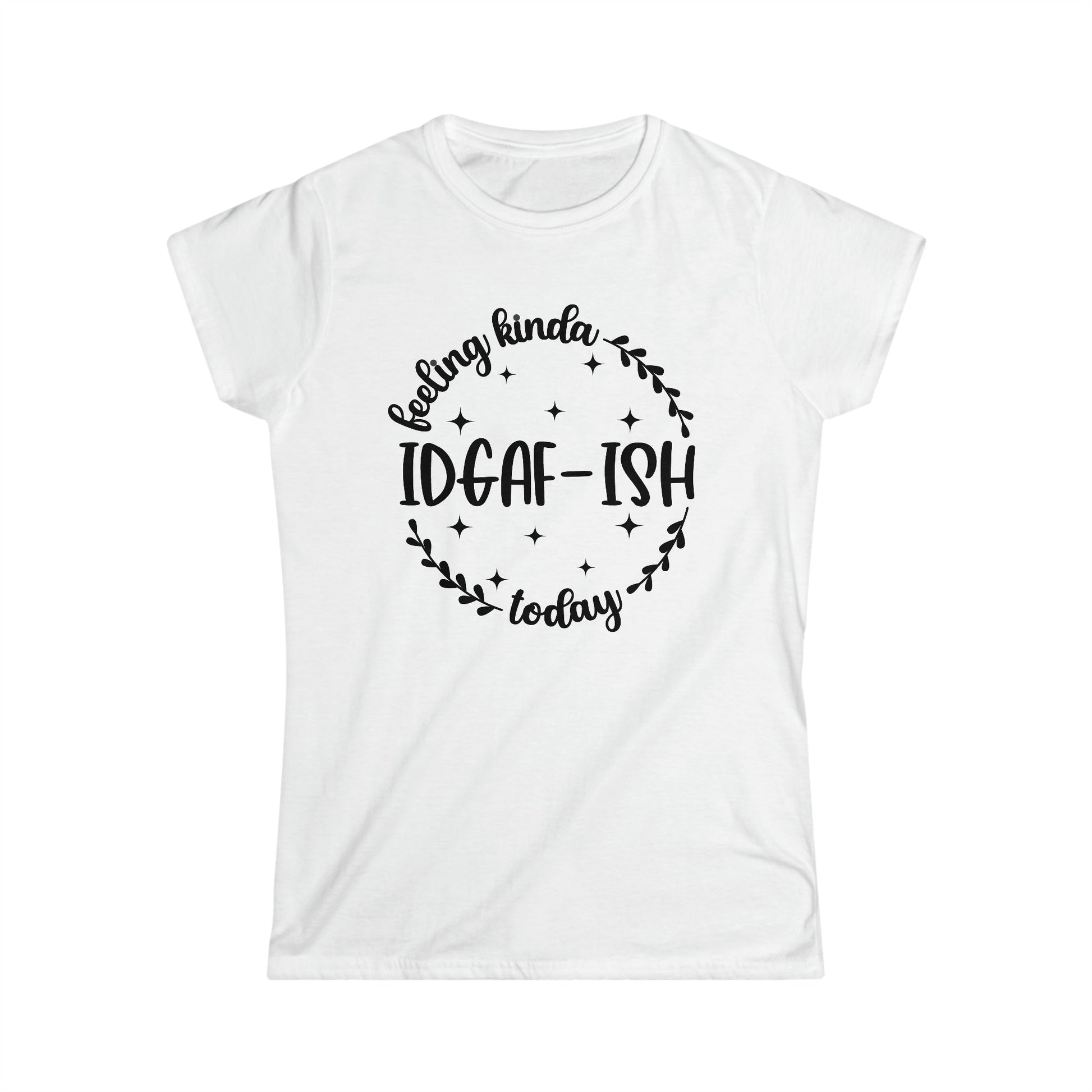 CrazyYetiClothing, CYC, IDGAF-ish (Women's Softstyle Tee), T-Shirt