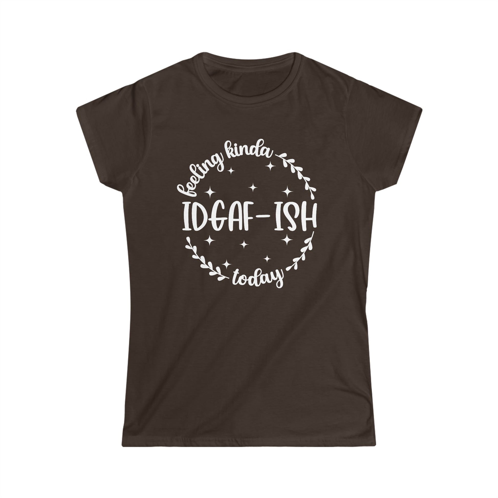 CrazyYetiClothing, CYC, IDGAF-ish (Women's Softstyle Tee), T-Shirt