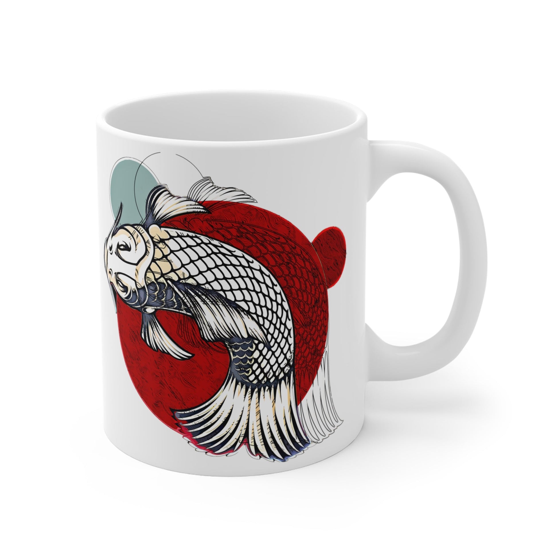 CrazyYetiClothing, CYC, Koi (Mug 11oz), Mug