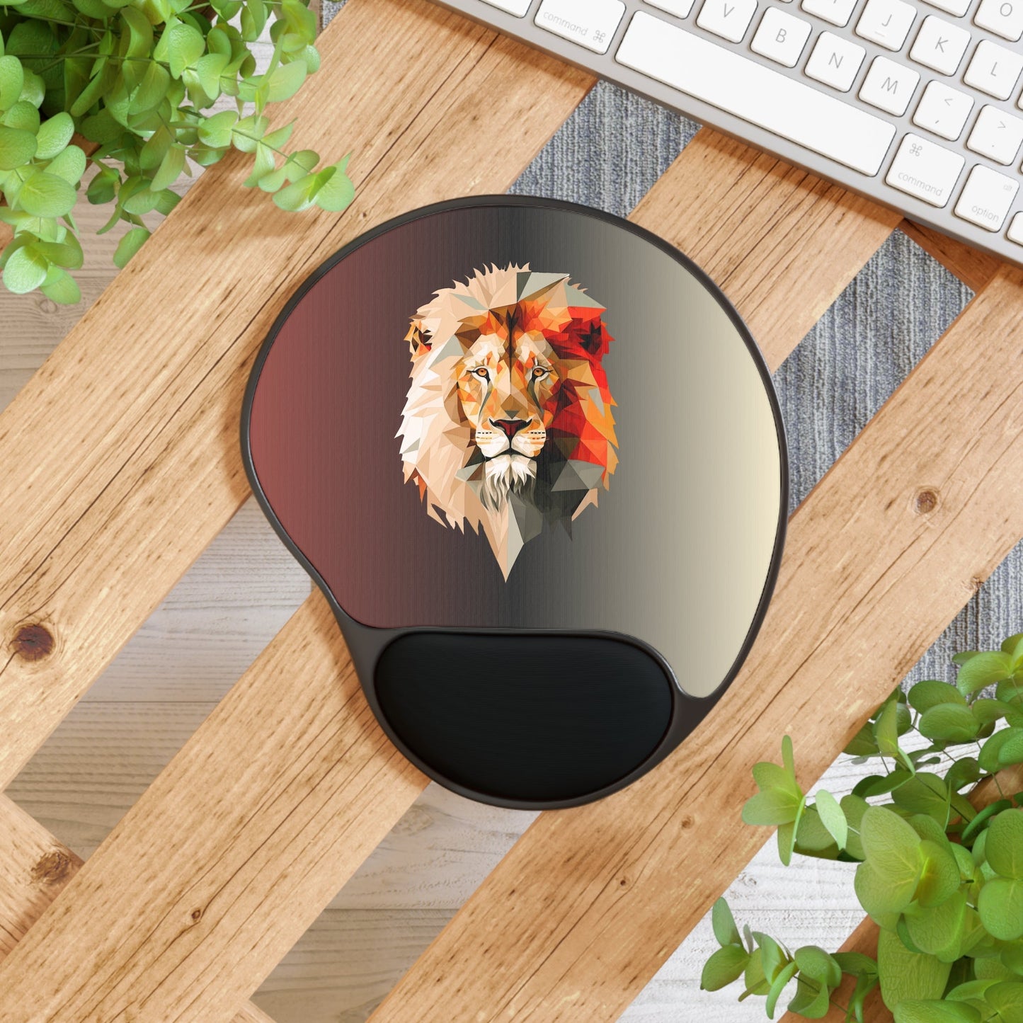 CrazyYetiClothing, CYC, Leo (Mouse Pad w/Wrist Rest), Home Decor