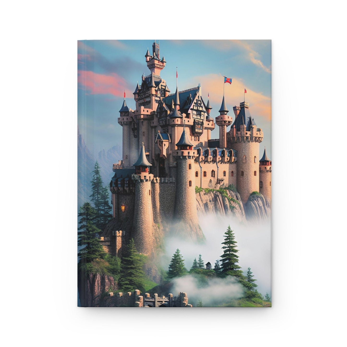 CrazyYetiClothing, CYC, Misty Castle (Hardcover Journal Matte), Paper products