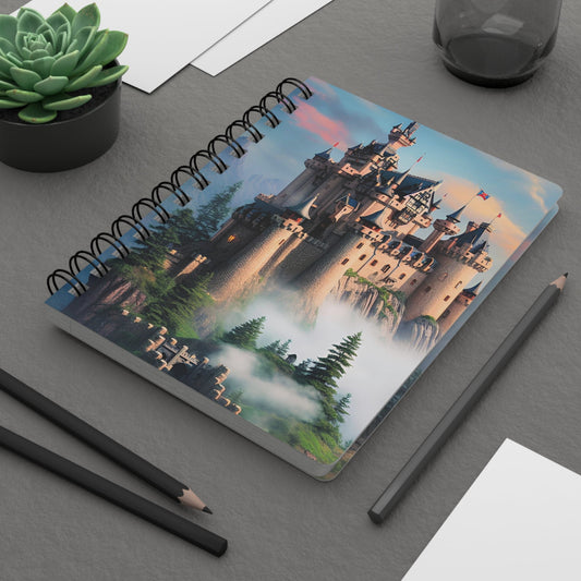 CrazyYetiClothing, CYC, Misty Castle (Spiral Bound Journal), Paper products