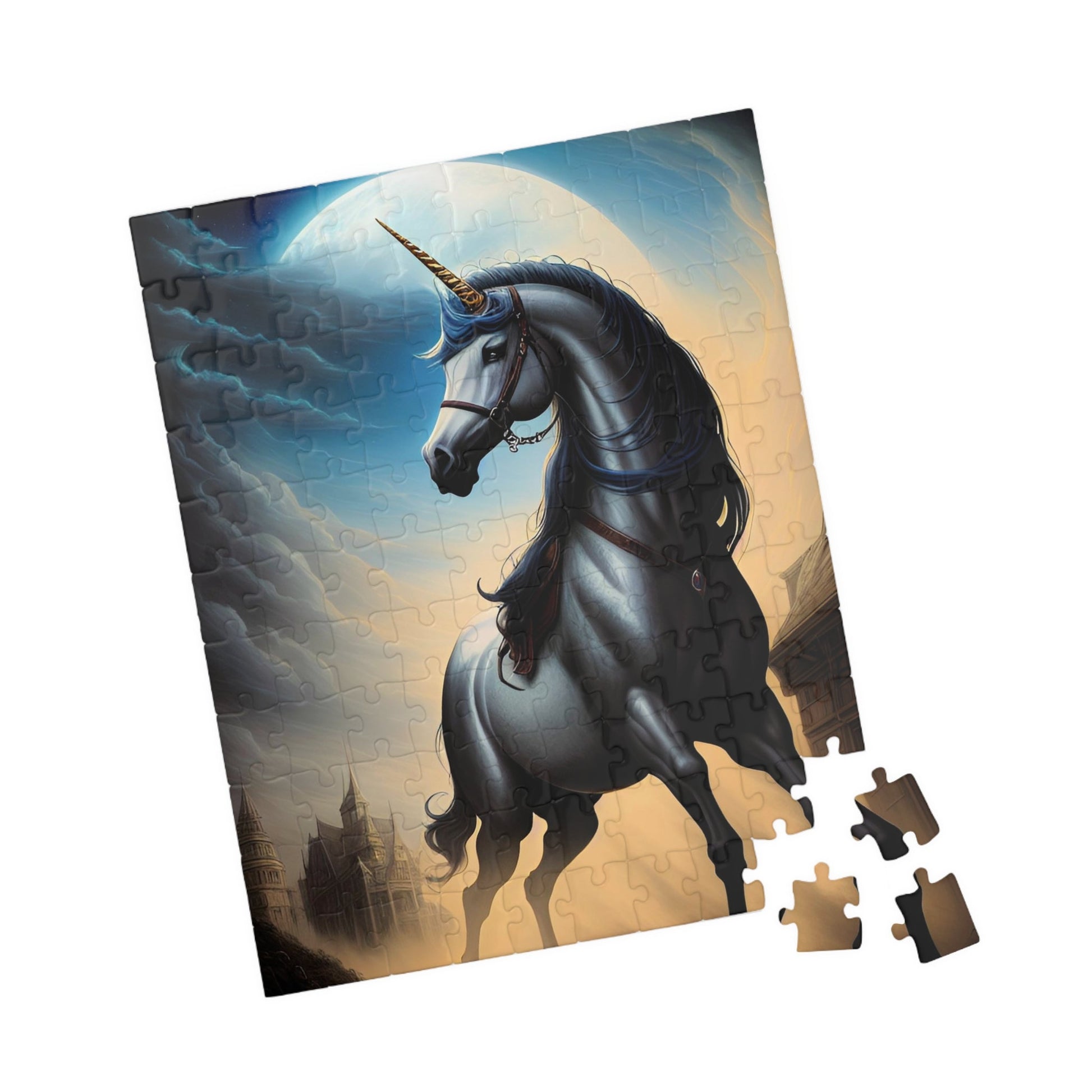 CrazyYetiClothing, CYC, Moonlit Unicorn (Jigsaw Puzzle), Puzzle