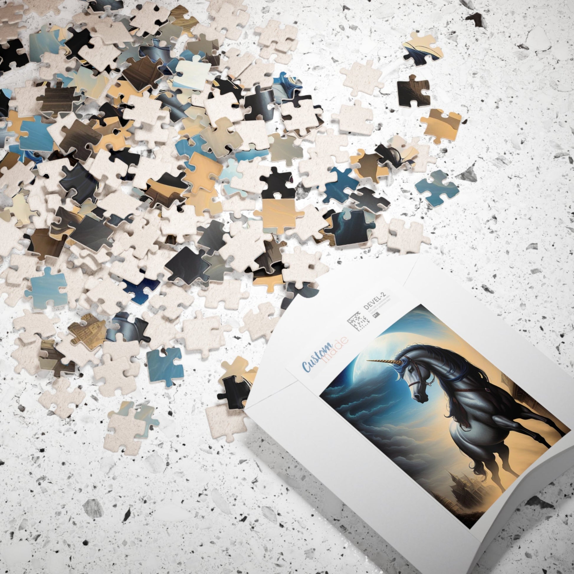 CrazyYetiClothing, CYC, Moonlit Unicorn (Jigsaw Puzzle), Puzzle