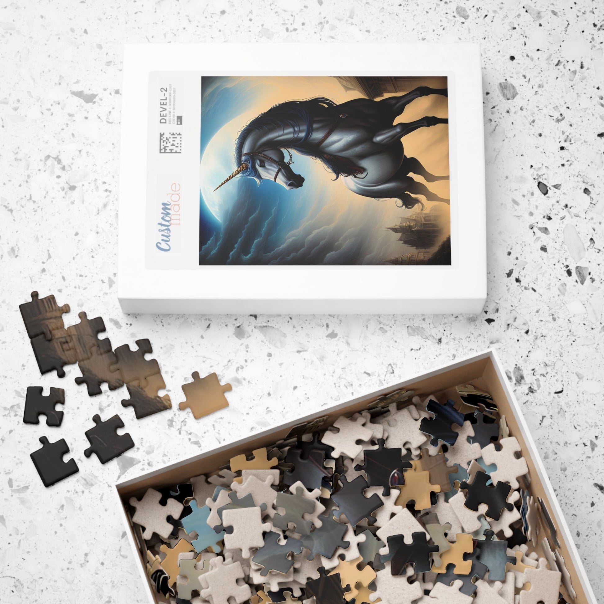 CrazyYetiClothing, CYC, Moonlit Unicorn (Jigsaw Puzzle), Puzzle