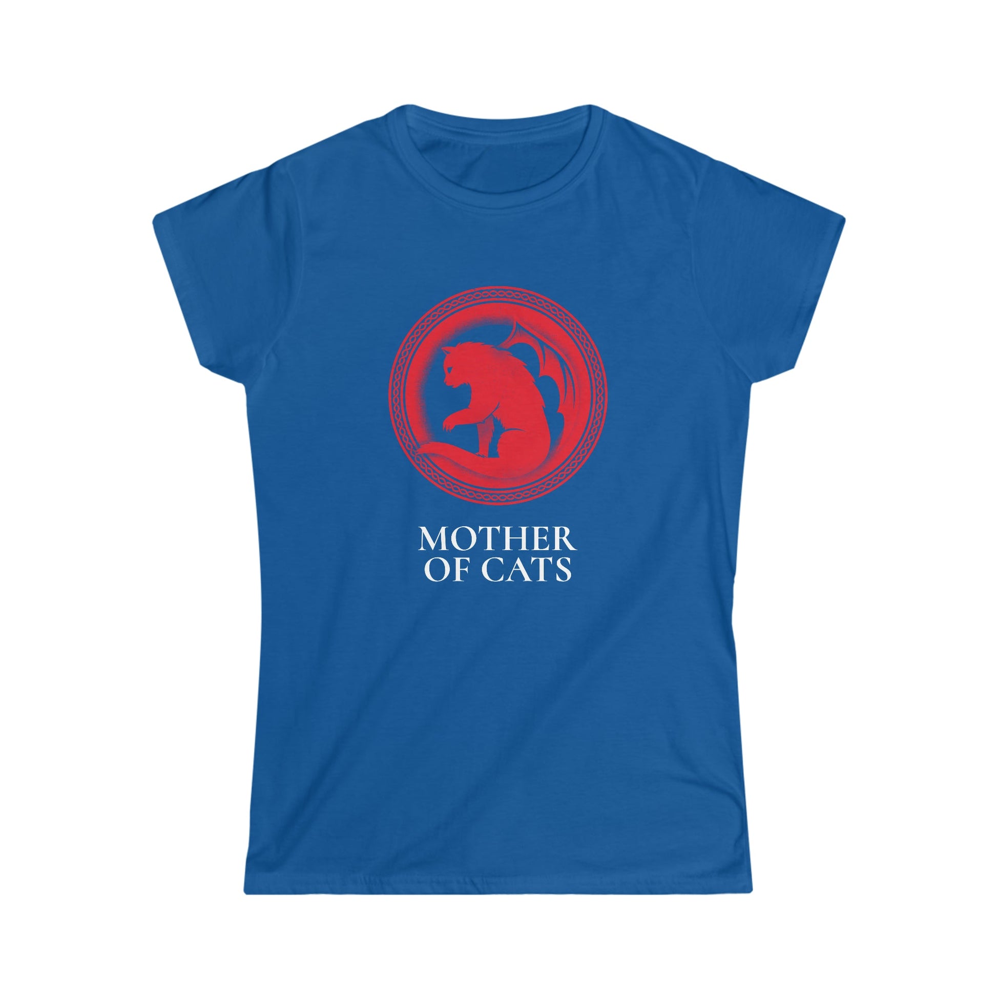 CrazyYetiClothing, CYC, Mother of Cats (Women's Softstyle Tee), T-Shirt