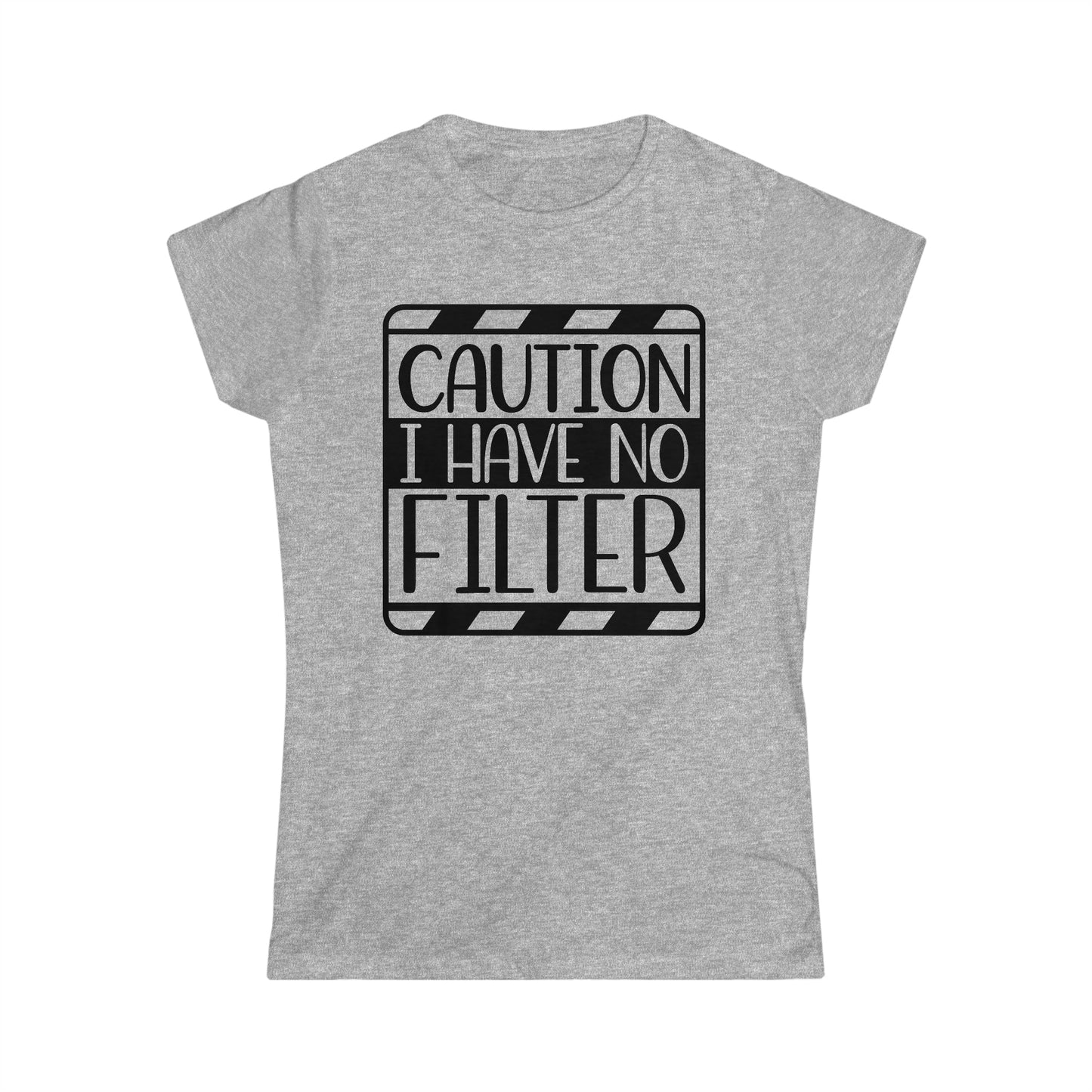 CrazyYetiClothing, CYC, No Filter (Women's Softstyle Tee), T-Shirt