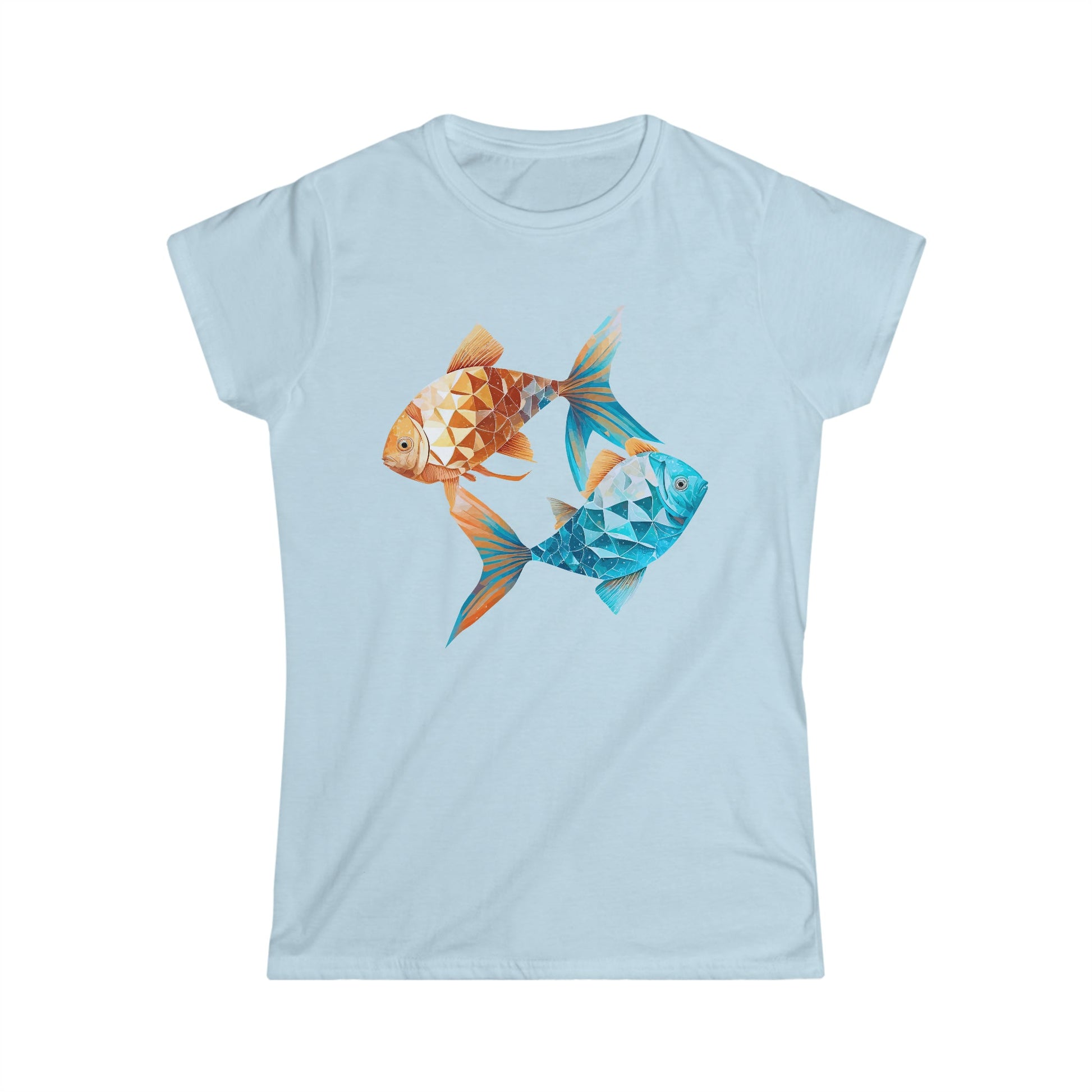 CrazyYetiClothing, CYC, Pisces (Women's Softstyle Tee), T-Shirt