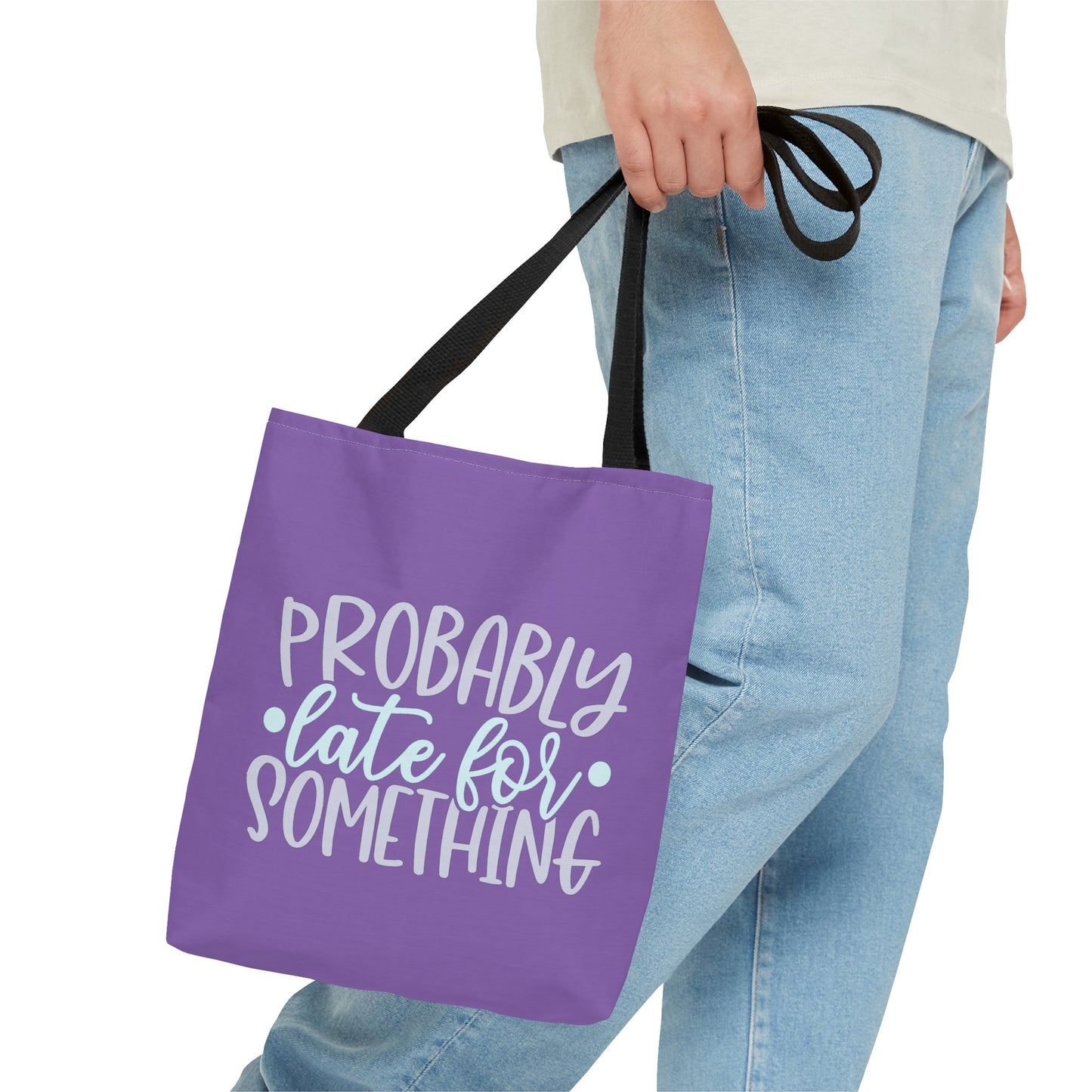 CrazyYetiClothing, CYC, Probably Late (Tote Bag), Bags