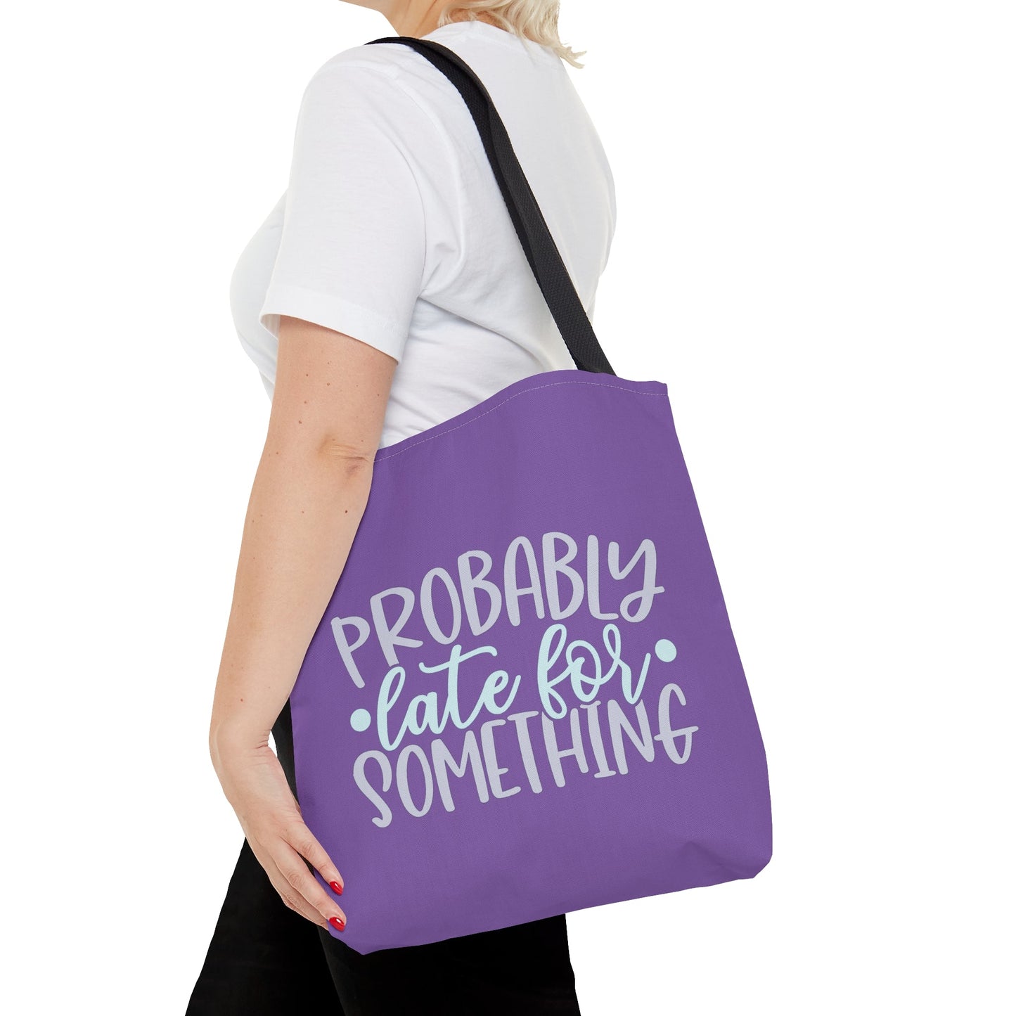 CrazyYetiClothing, CYC, Probably Late (Tote Bag), Bags