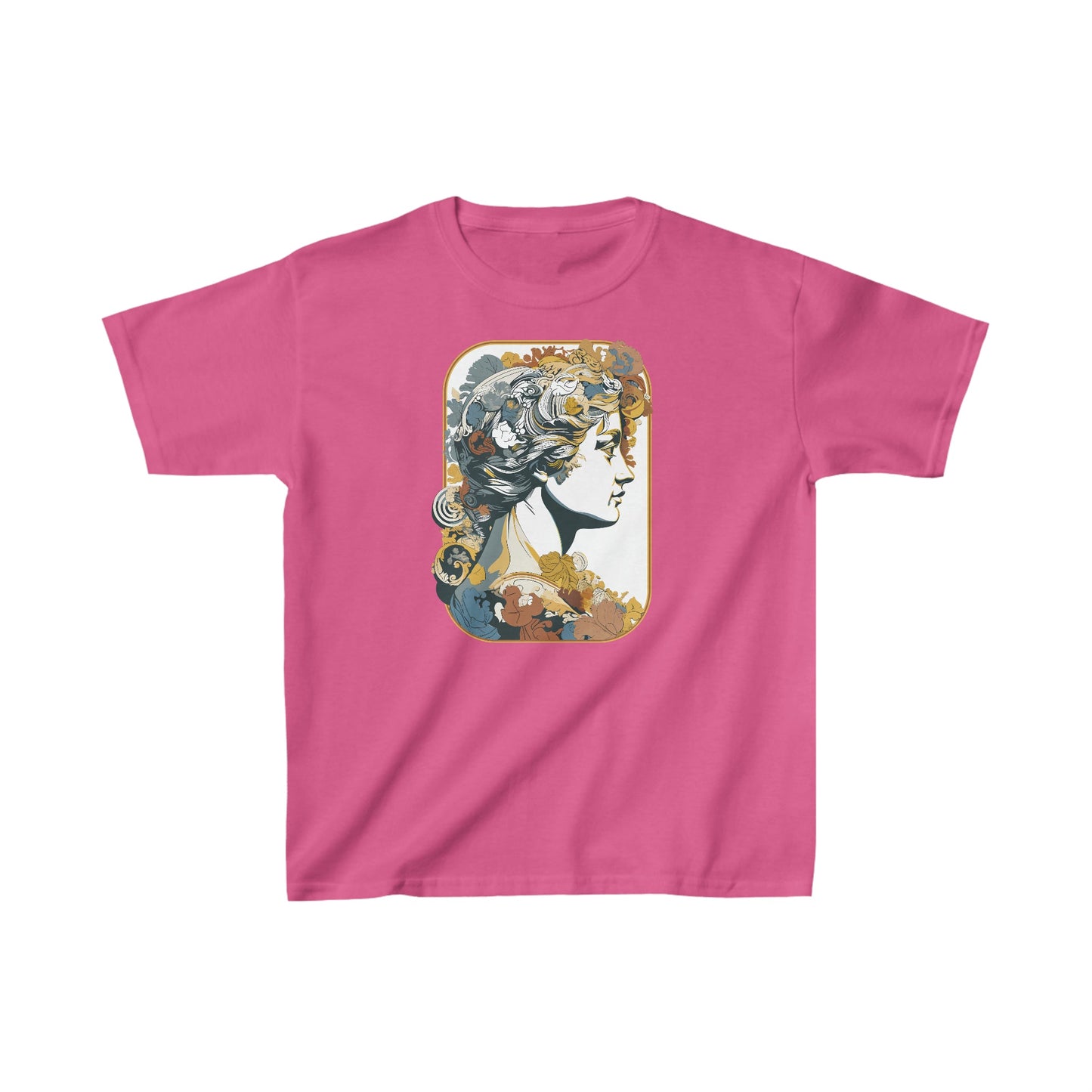 CrazyYetiClothing, CYC, Roman Floral Bust (Kids Tee), Kids clothes
