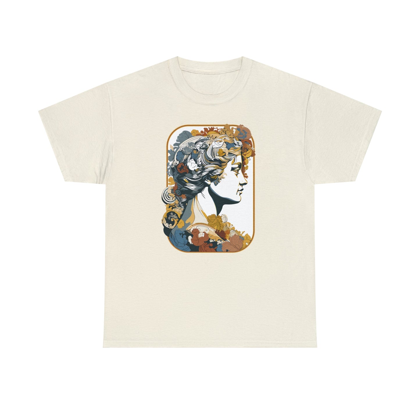 CrazyYetiClothing, CYC, Roman Floral Bust (Unisex Tee), T-Shirt