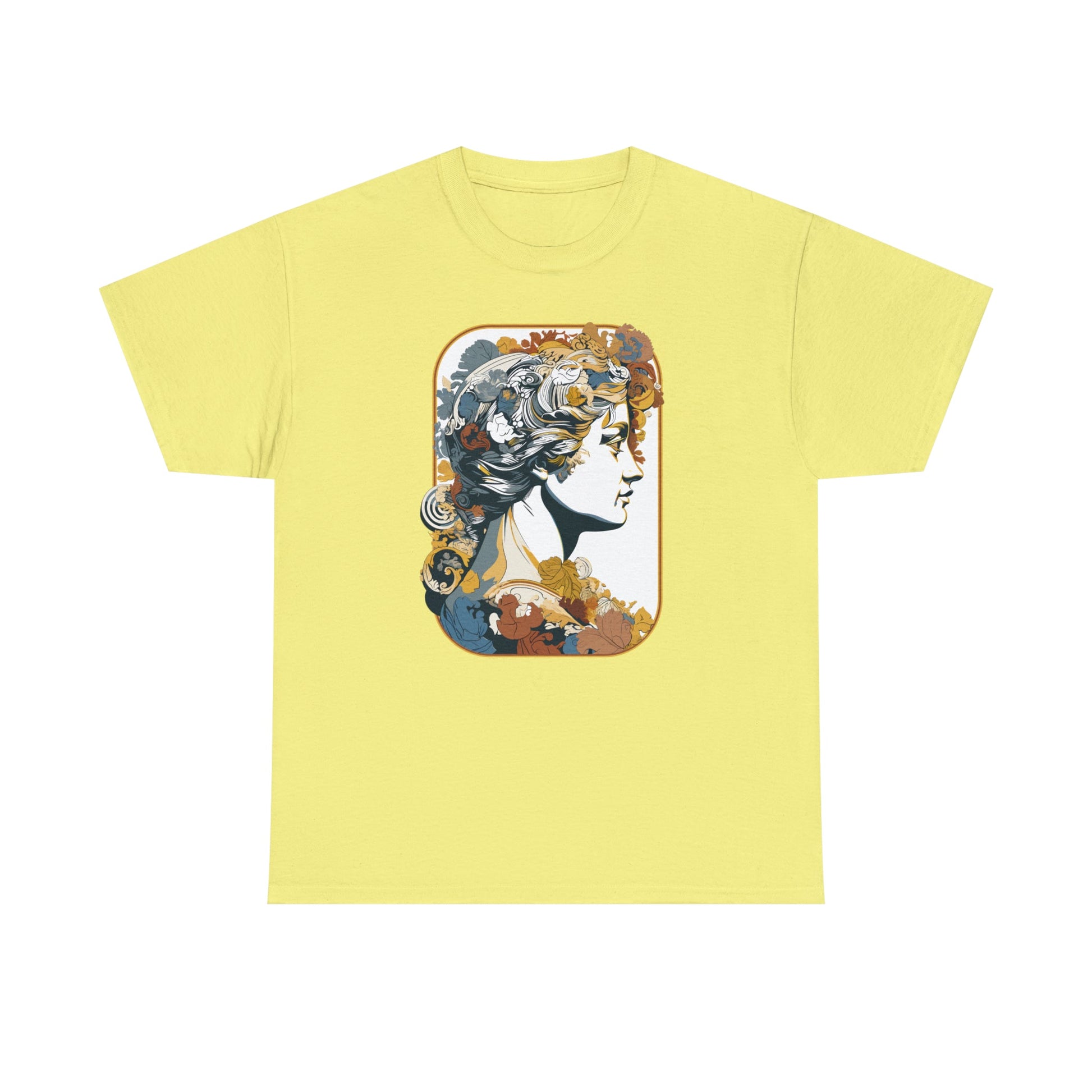 CrazyYetiClothing, CYC, Roman Floral Bust (Unisex Tee), T-Shirt